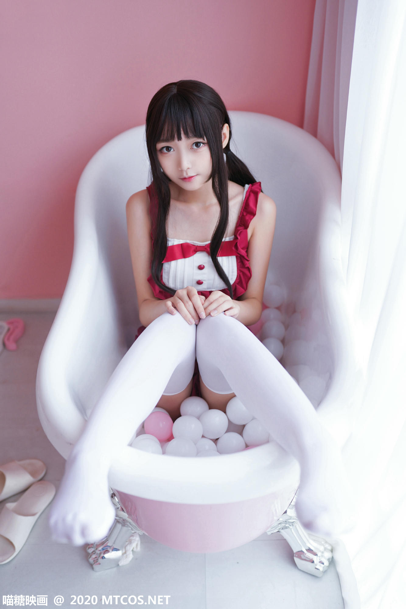 [喵糖映画] VOL.179 粉色浴缸泡泡[47P／223M]_第1集