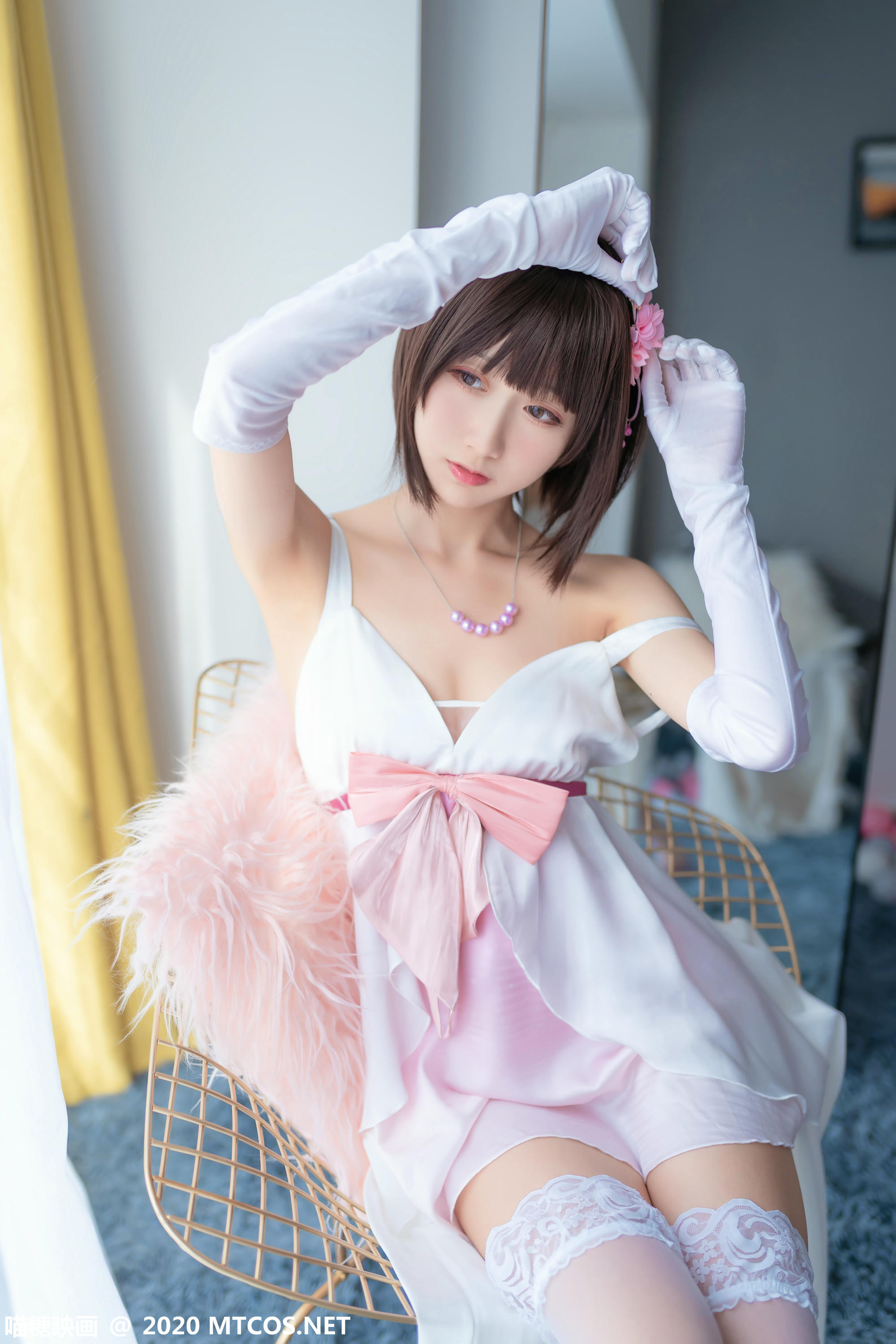 [喵糖映画] VOL.180 加藤惠礼服[26P／213M]_第1集