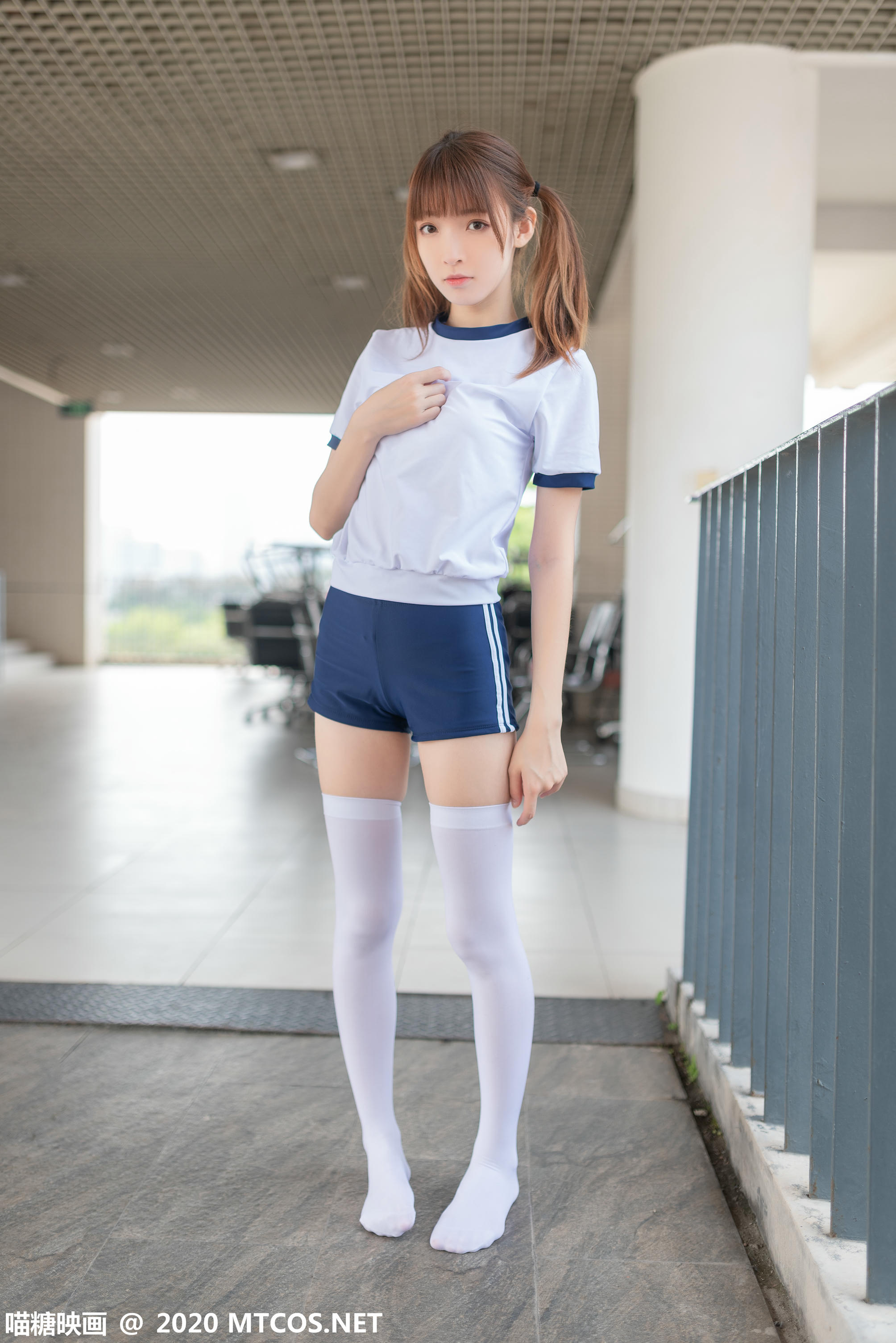 [喵糖映画] VOL.182 白袜体操服[50P／325M]_第1集