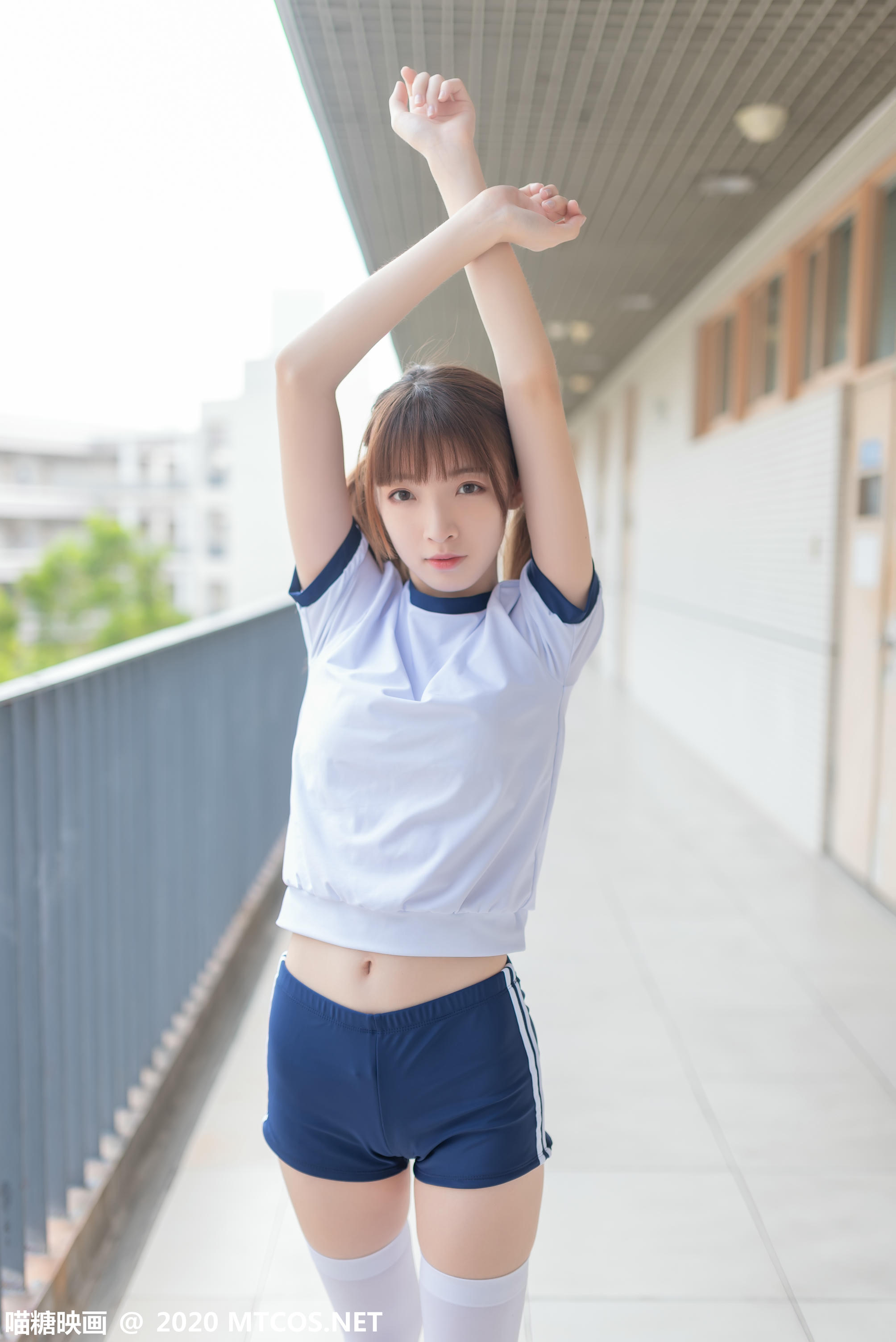 [喵糖映画] VOL.182 白袜体操服[50P／325M]_第1集