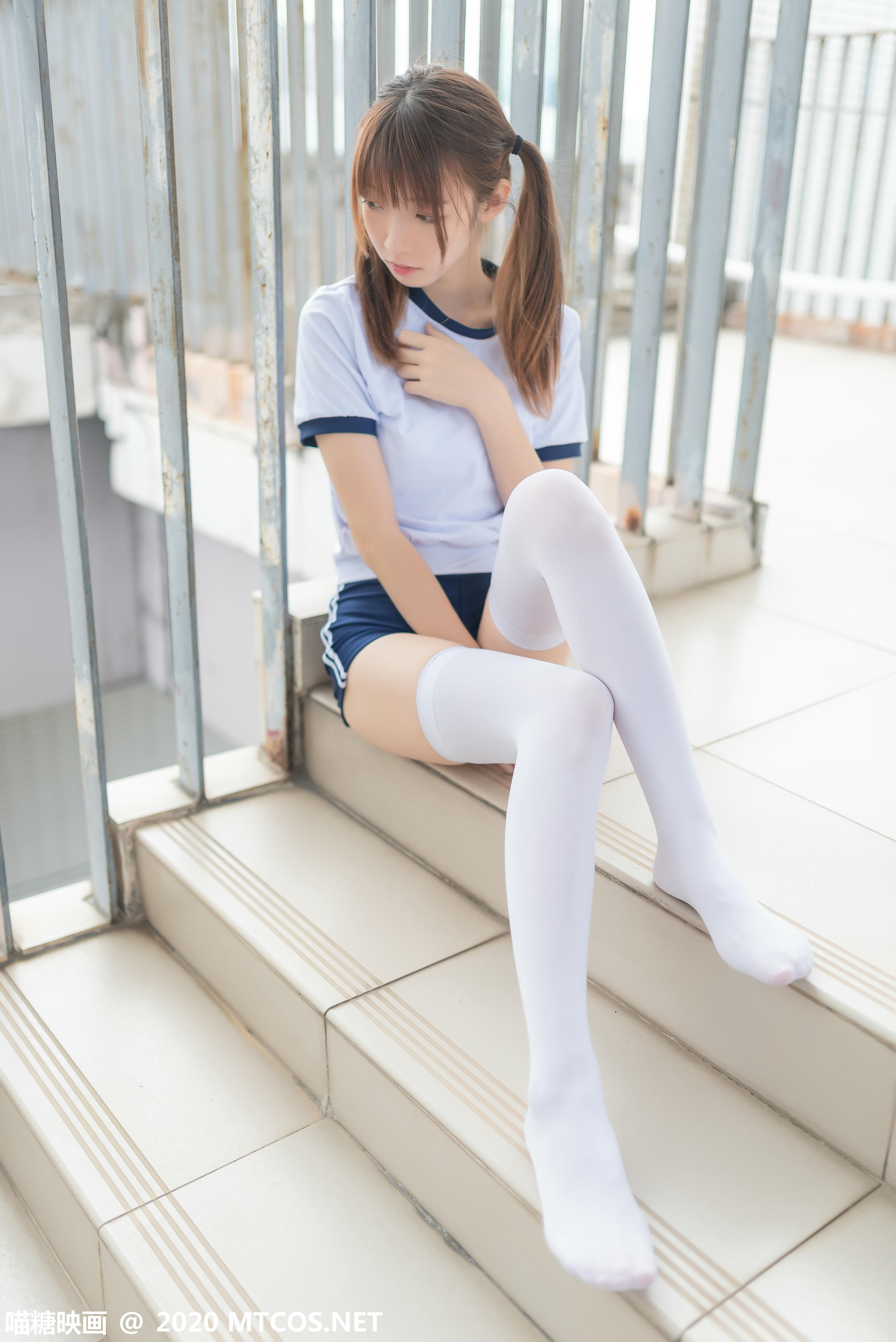 [喵糖映画] VOL.182 白袜体操服[50P／325M]_第3集