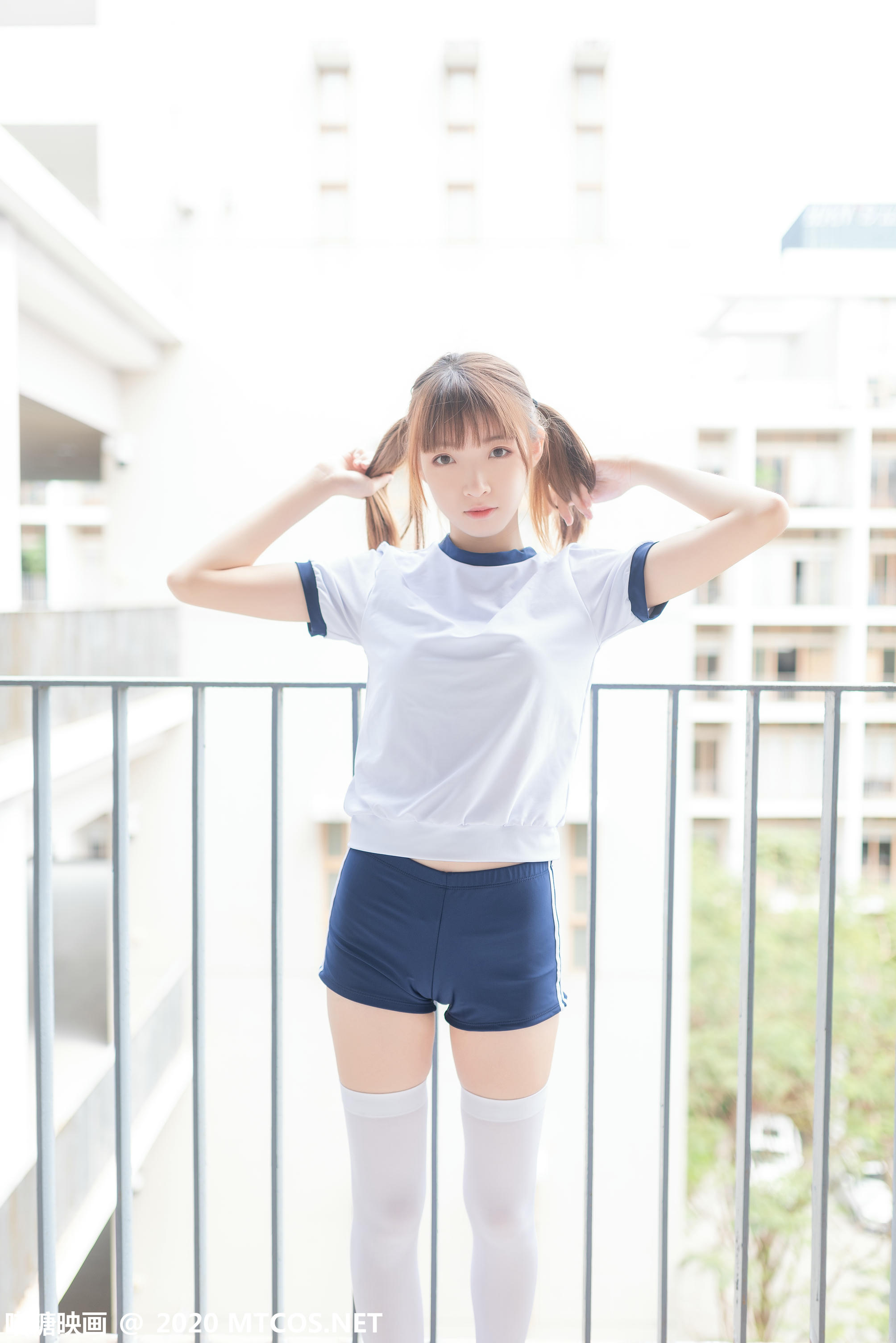 [喵糖映画] VOL.182 白袜体操服[50P／325M]_第1集