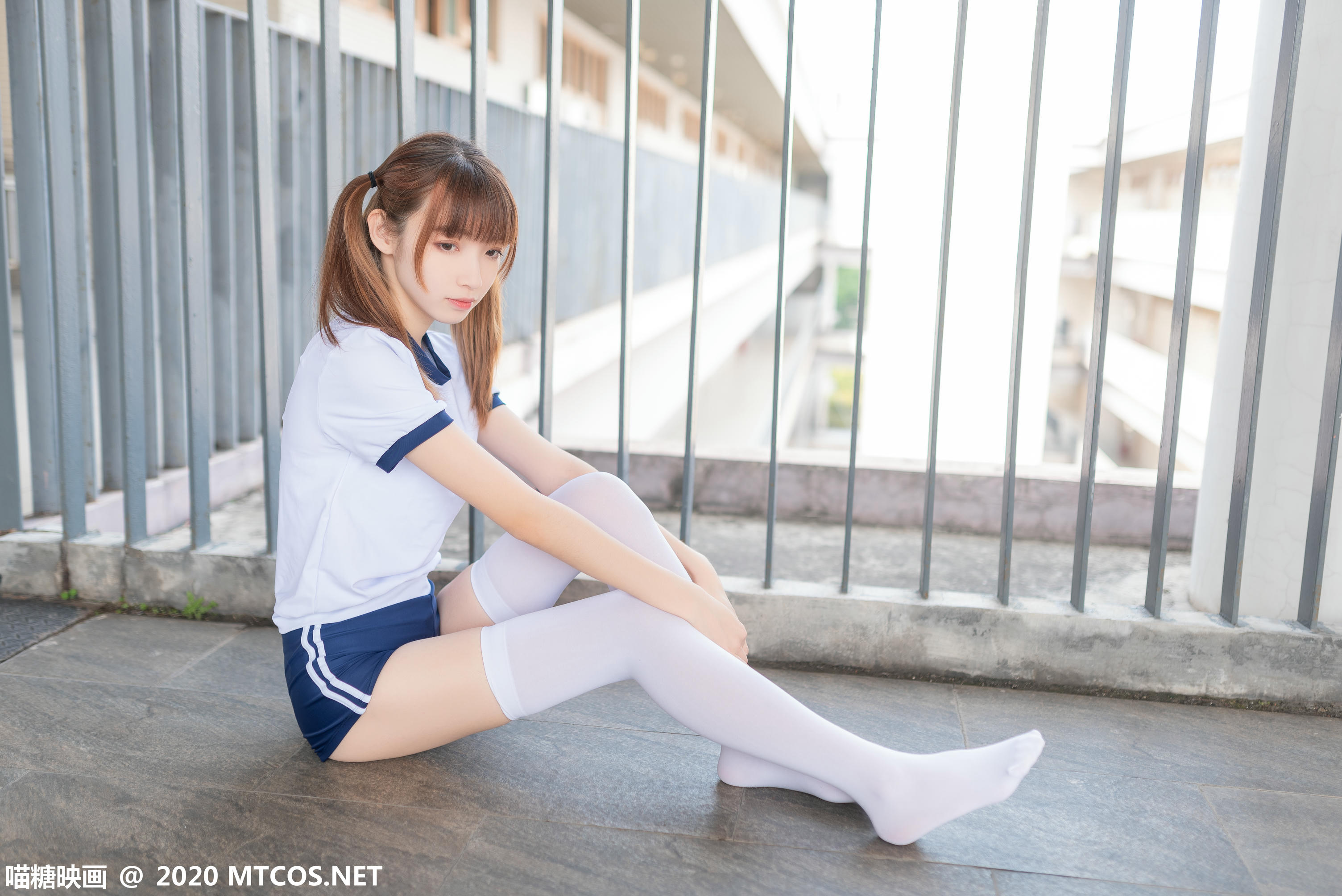 [喵糖映画] VOL.182 白袜体操服[50P／325M]_第1集