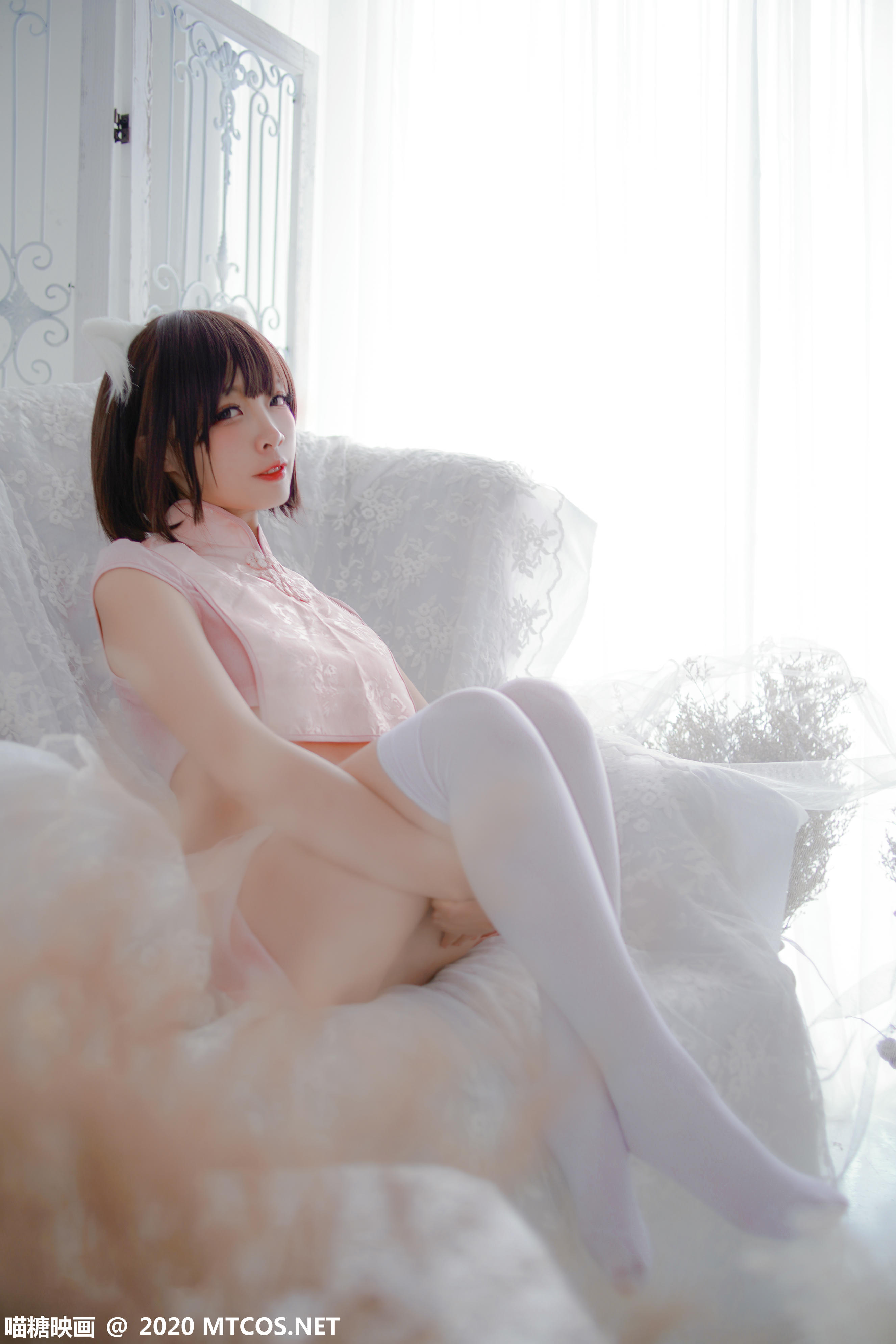 [喵糖映画] HML.026 粉系旗袍[21P／314MB]_第1集