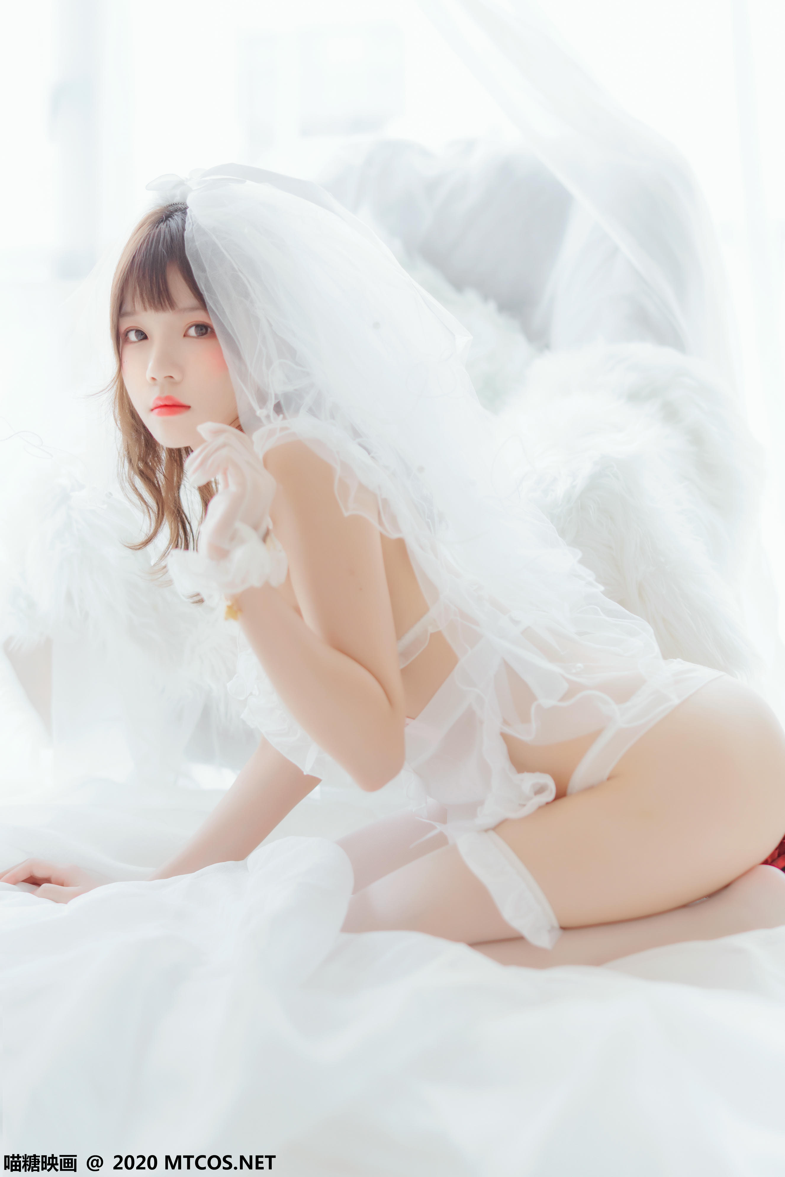 [喵糖映画] VOL.186 纯白轻纱[25P／440MB]_第1集