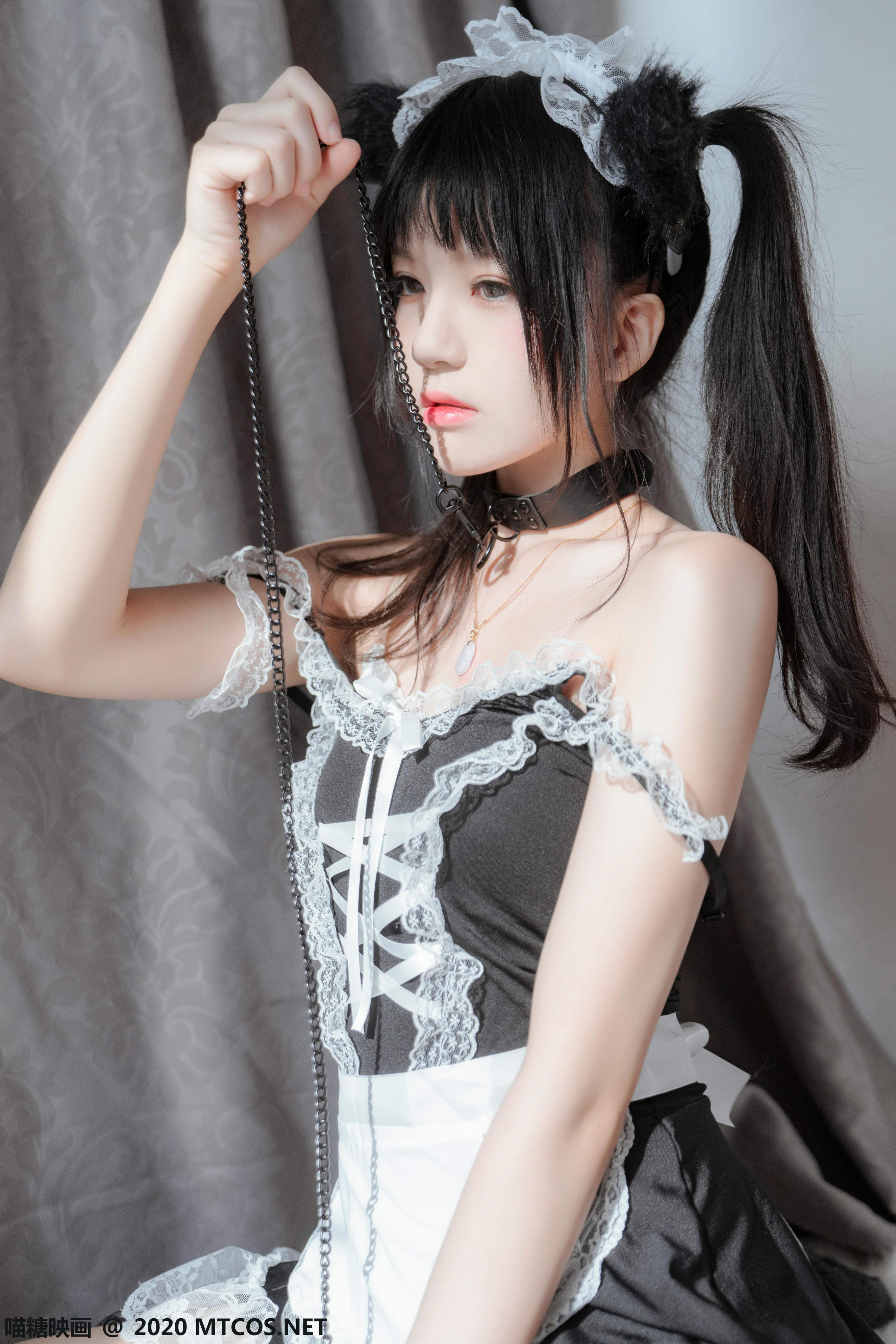 [喵糖映画] VOL.192 黑猫女仆[40P／1.07GB]_第1集