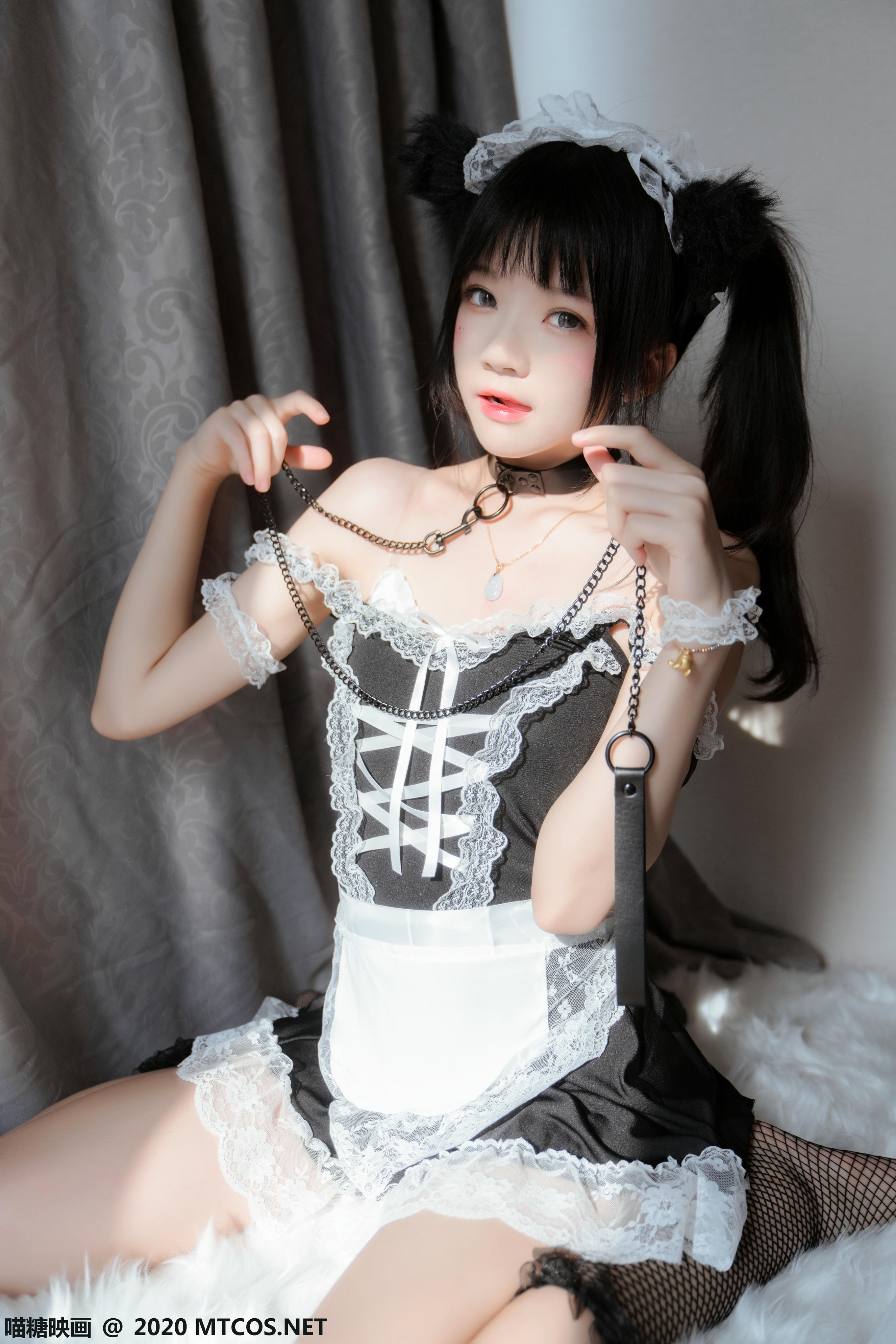 [喵糖映画] VOL.192 黑猫女仆[40P／1.07GB]_第1集