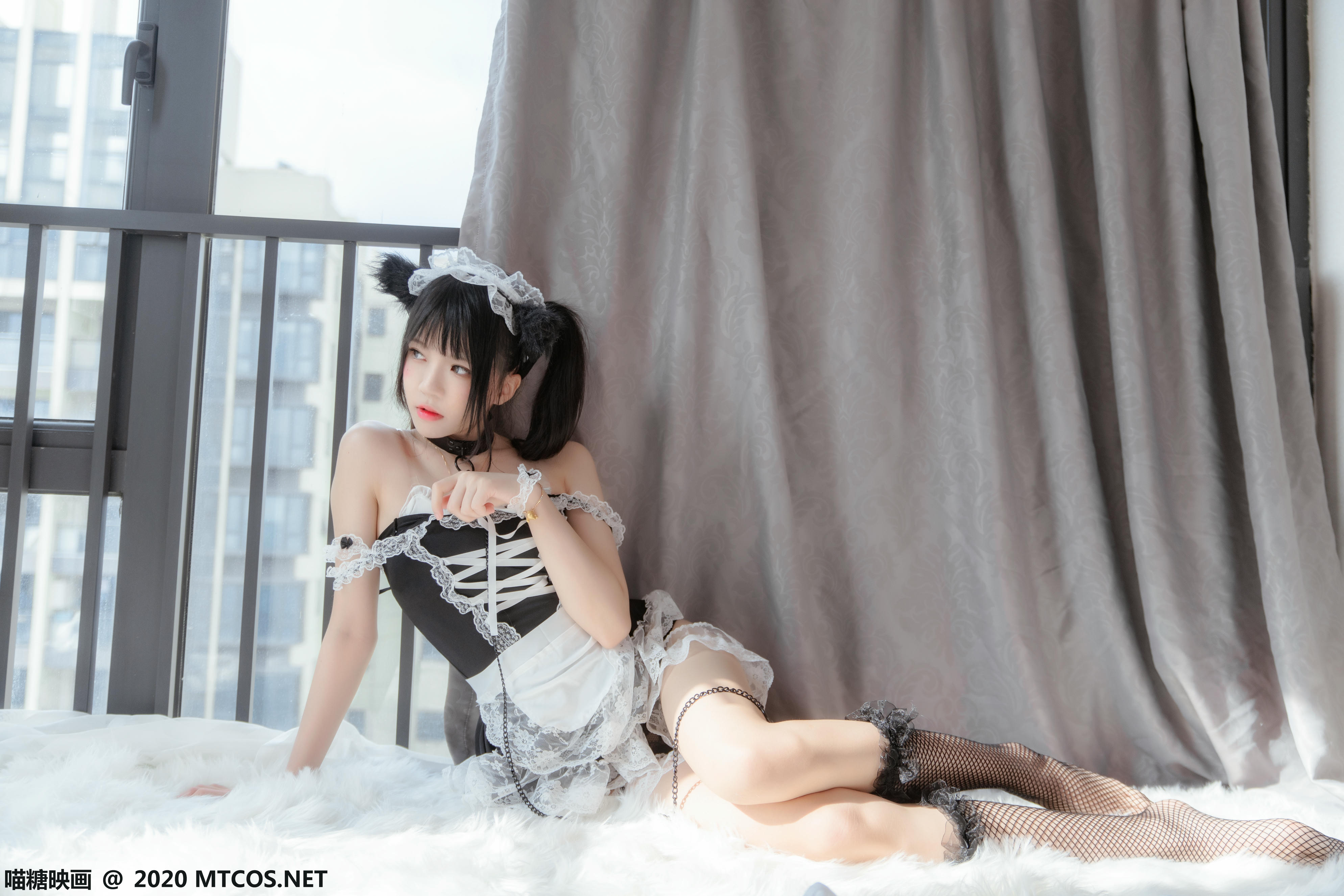 [喵糖映画] VOL.192 黑猫女仆[40P／1.07GB]_第2集