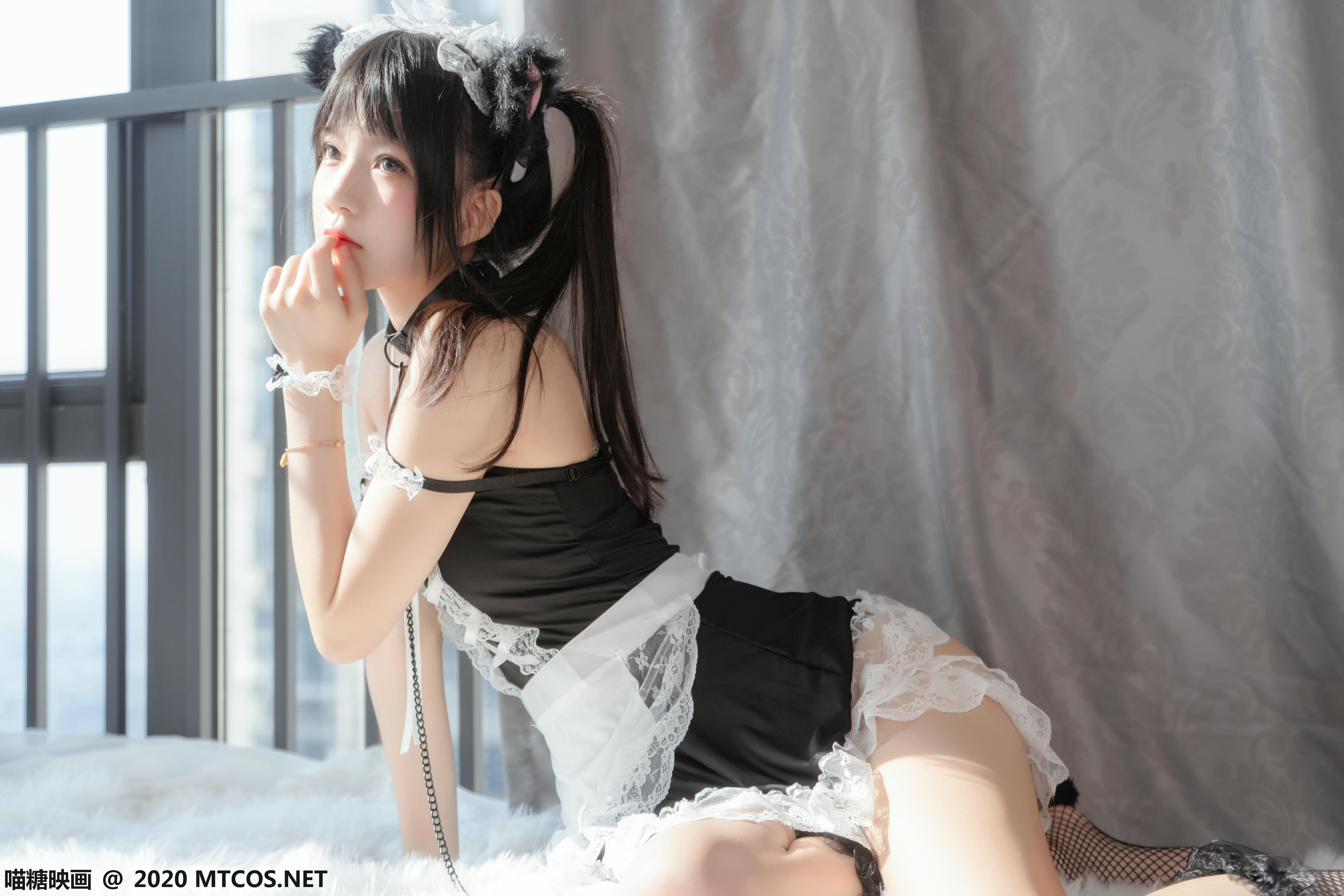 [喵糖映画] VOL.192 黑猫女仆[40P／1.07GB]_第2集