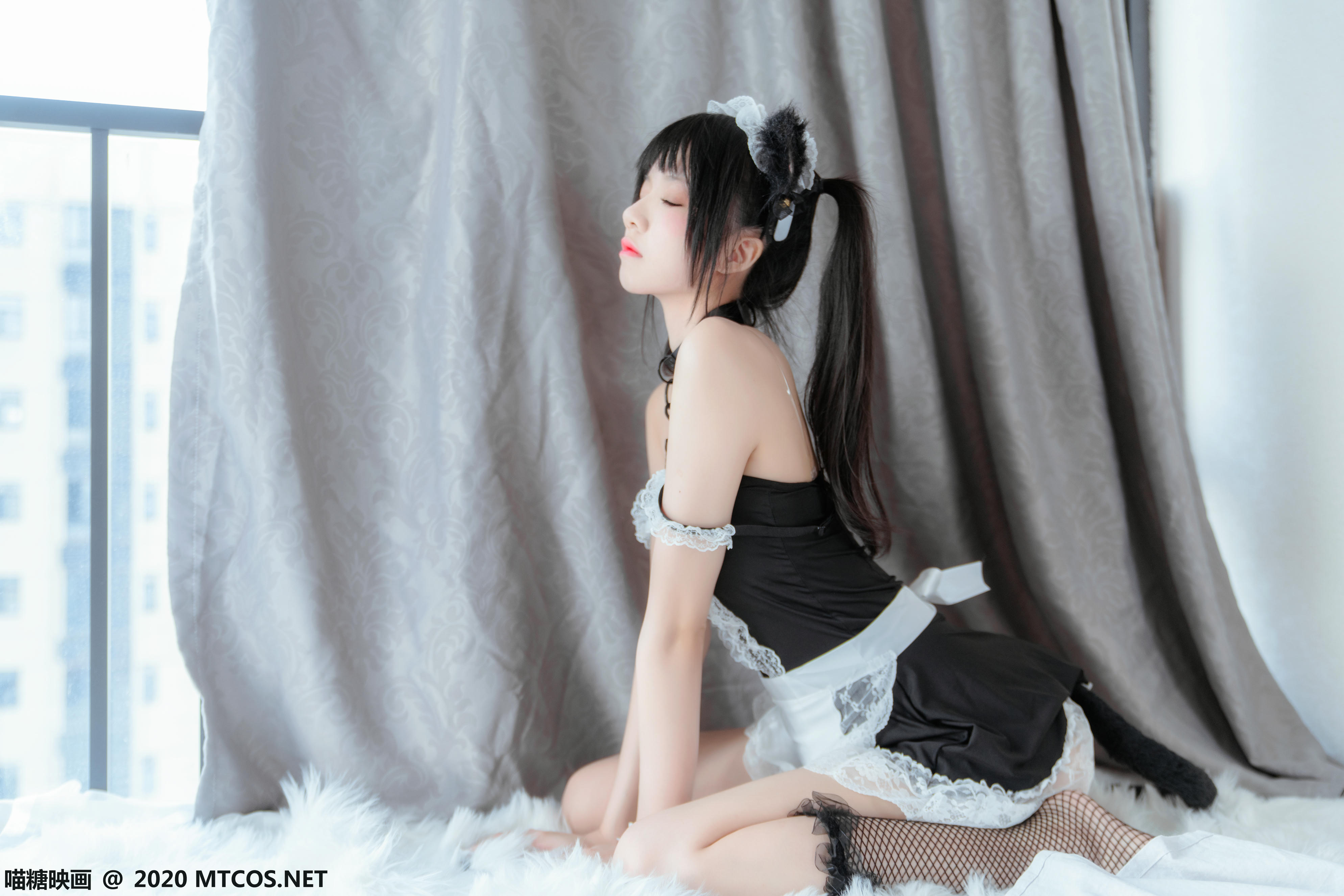 [喵糖映画] VOL.192 黑猫女仆[40P／1.07GB]_第1集