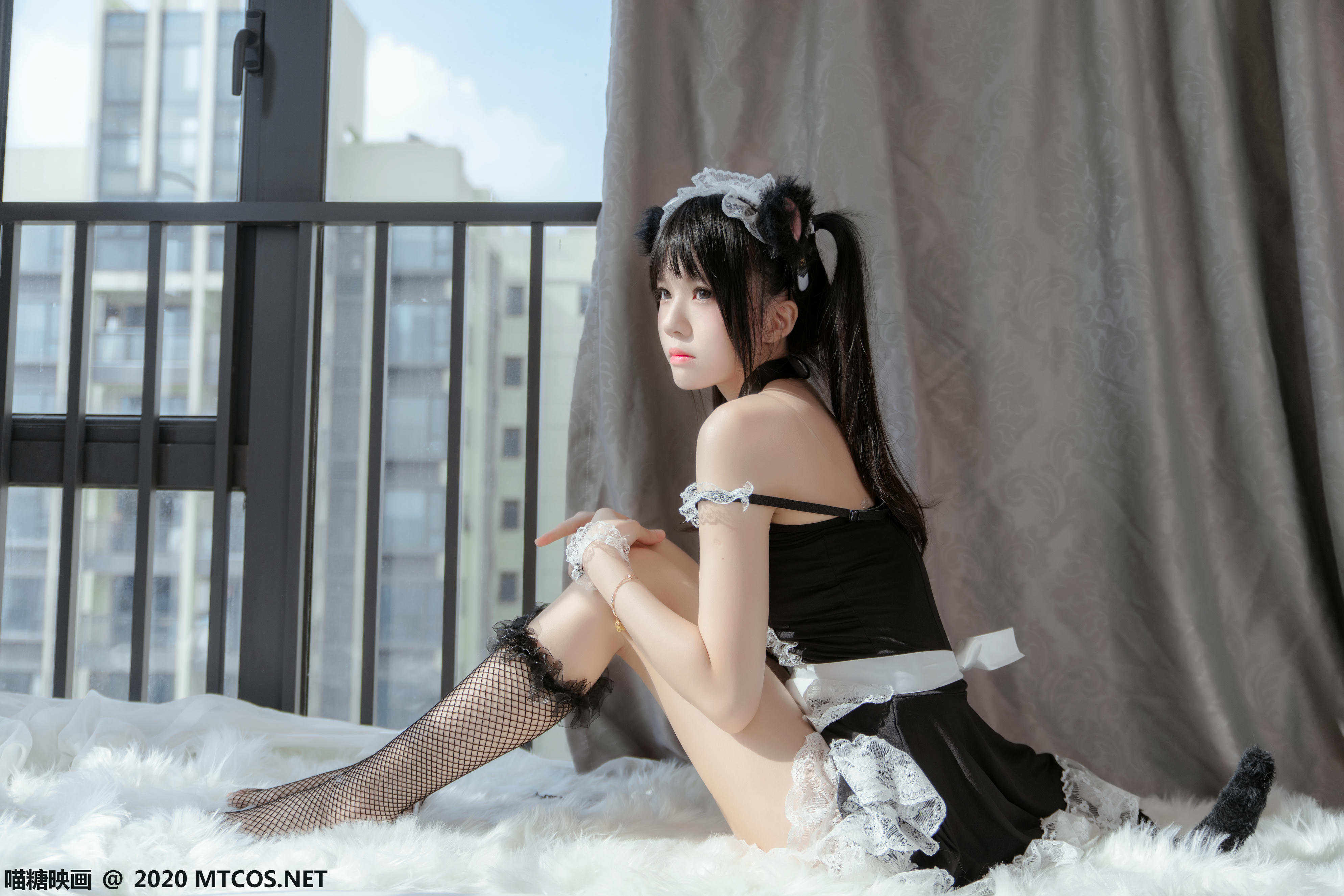 [喵糖映画] VOL.192 黑猫女仆[40P／1.07GB]_第2集