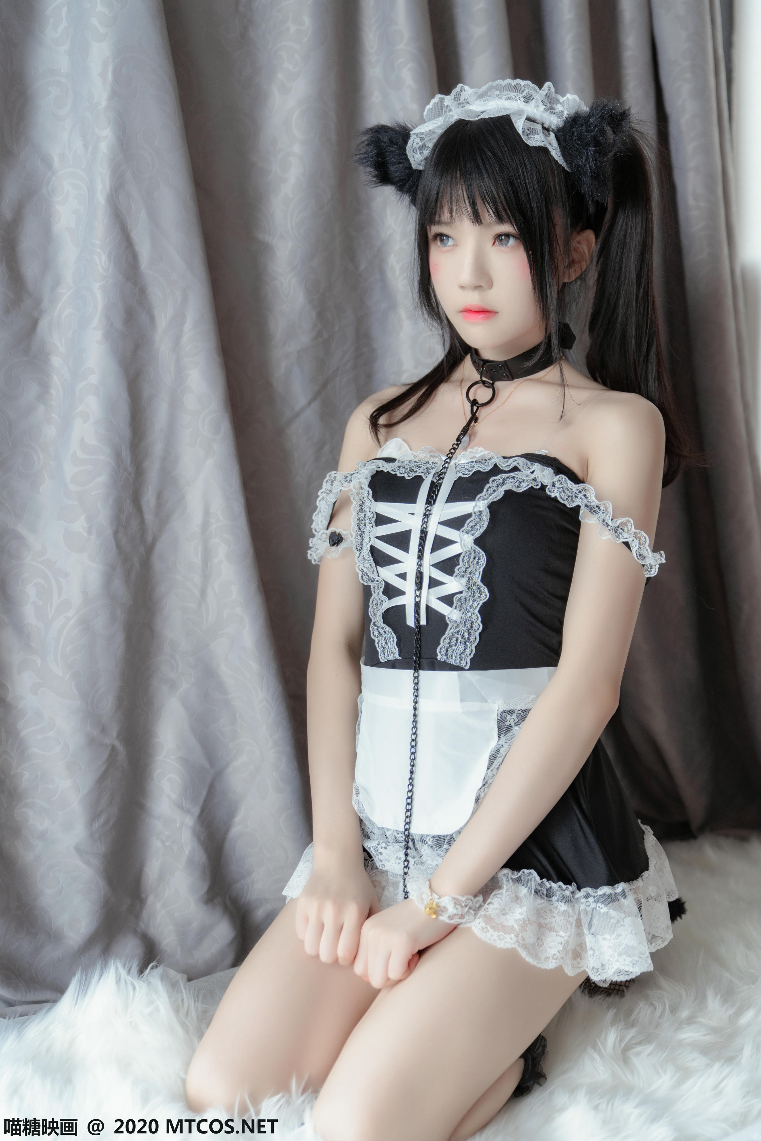 [喵糖映画] VOL.192 黑猫女仆[40P／1.07GB]_第2集