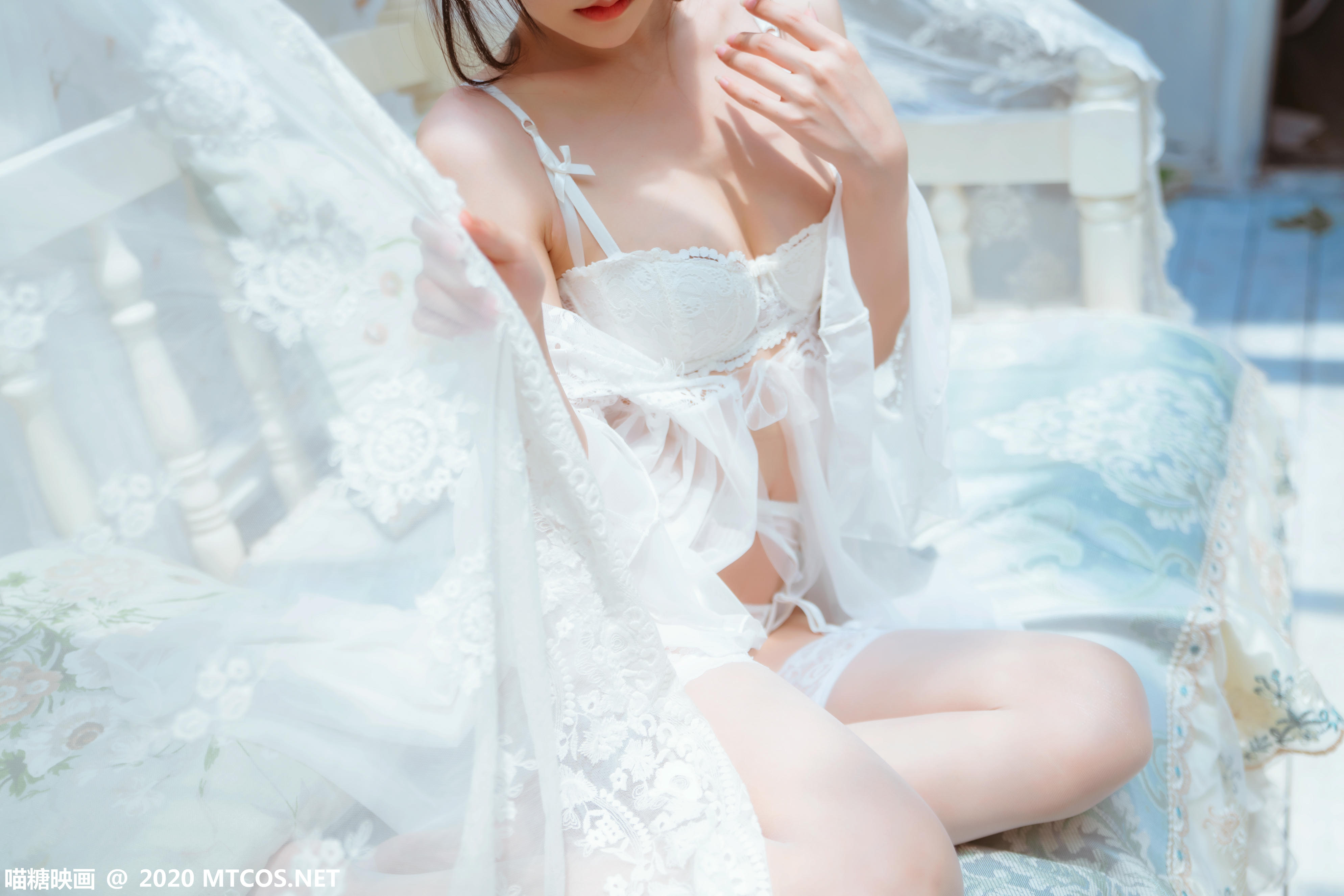 [喵糖映画] VOL.197 白裙轻纱[50P／1.13GB]_第2集