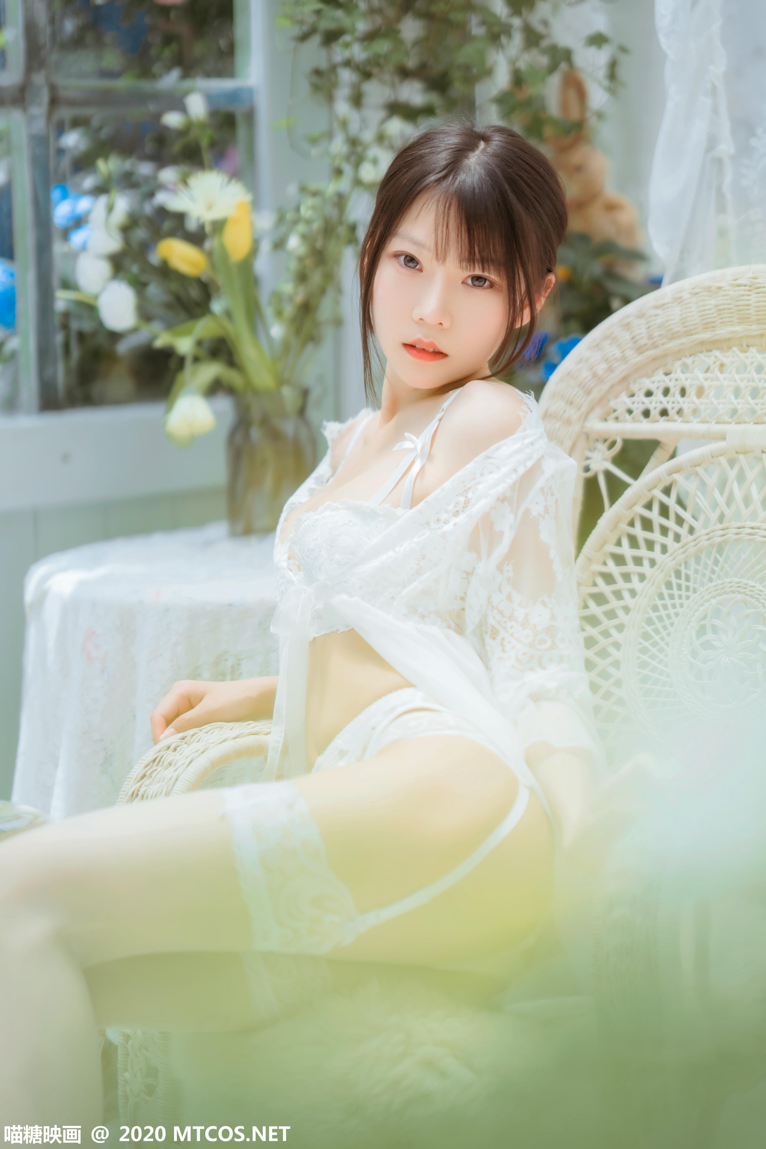 [喵糖映画] VOL.197 白裙轻纱[50P／1.13GB]_第3集