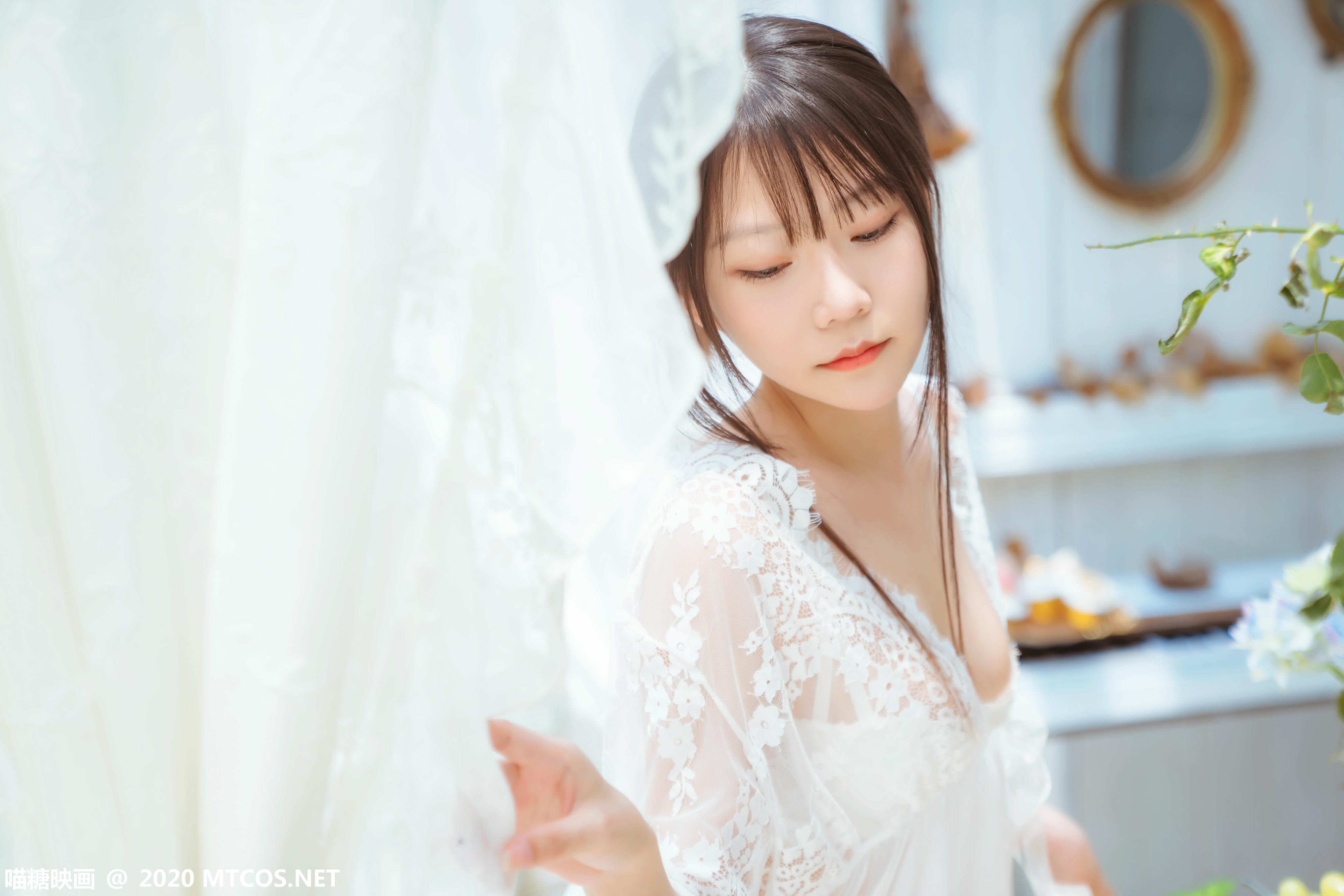 [喵糖映画] VOL.197 白裙轻纱[50P／1.13GB]_第1集