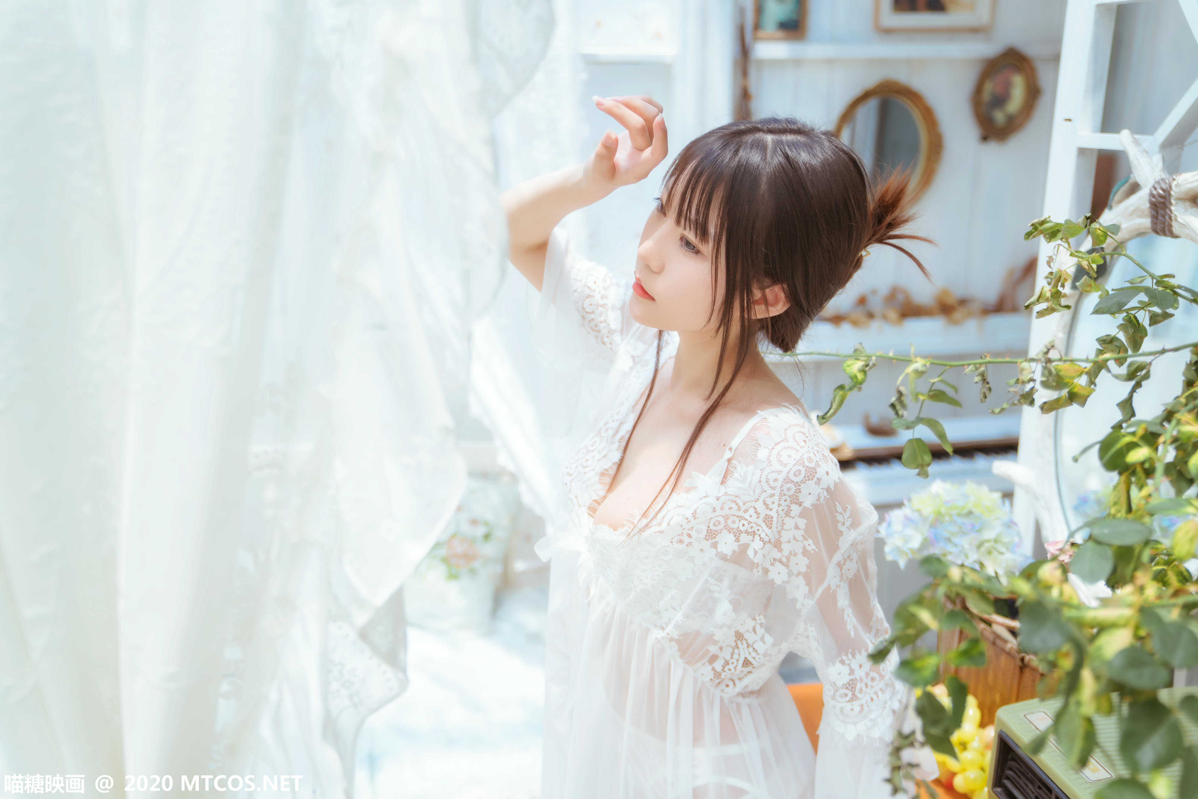 [喵糖映画] VOL.197 白裙轻纱[50P／1.13GB]_第1集