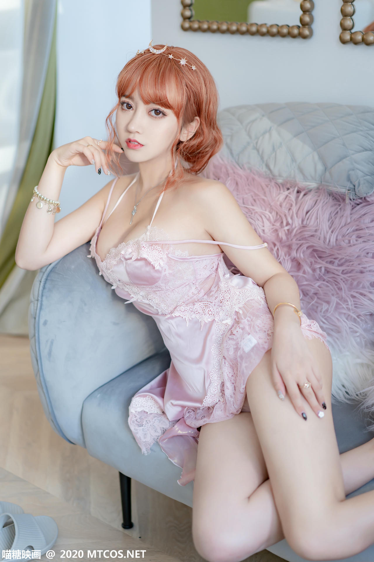 [喵糖映画] VOL.198 粉色睡裙[30P／124MB]_第1集