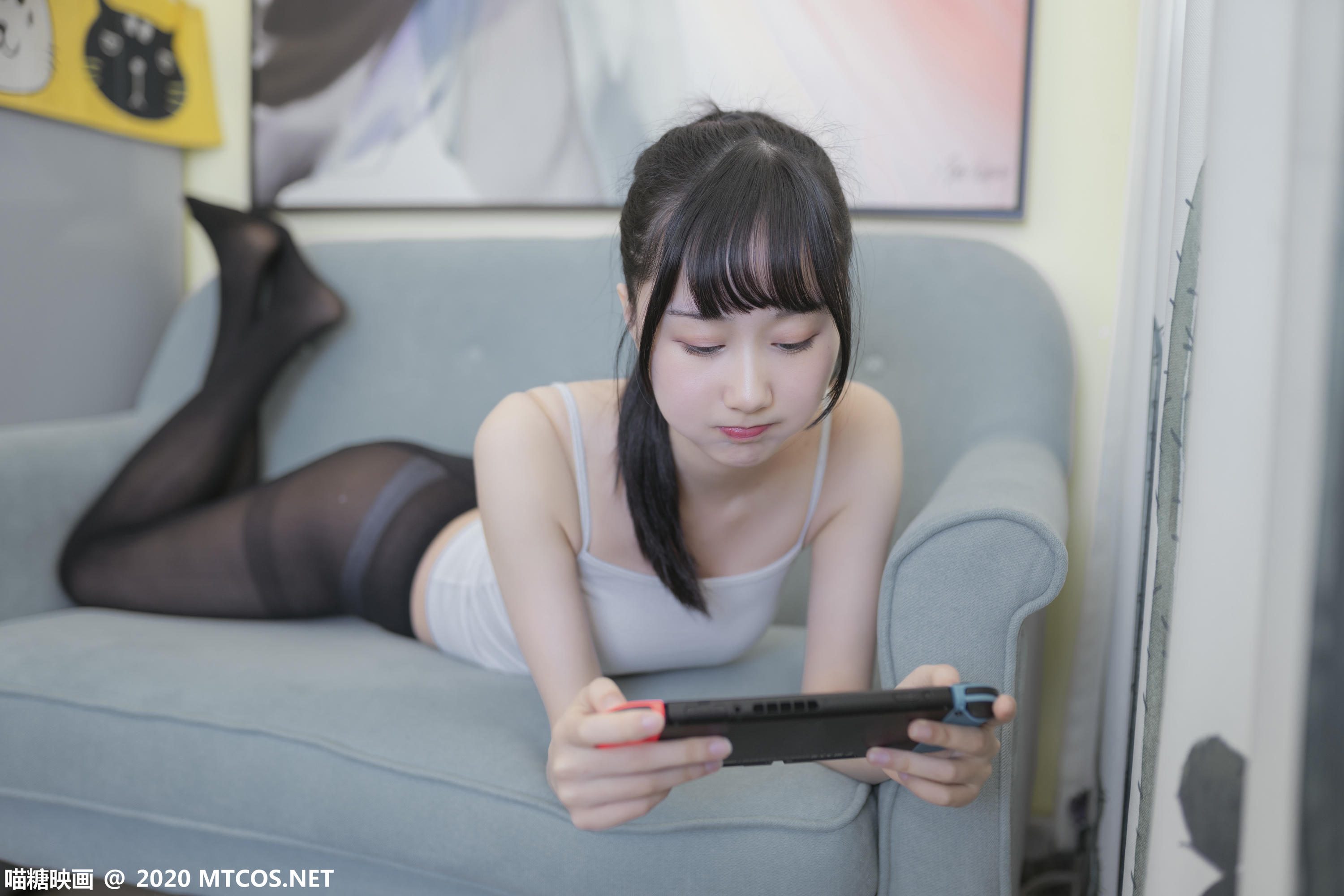 [喵糖映画] VOL.199 绵绵白T[30P／327MB]_第1集