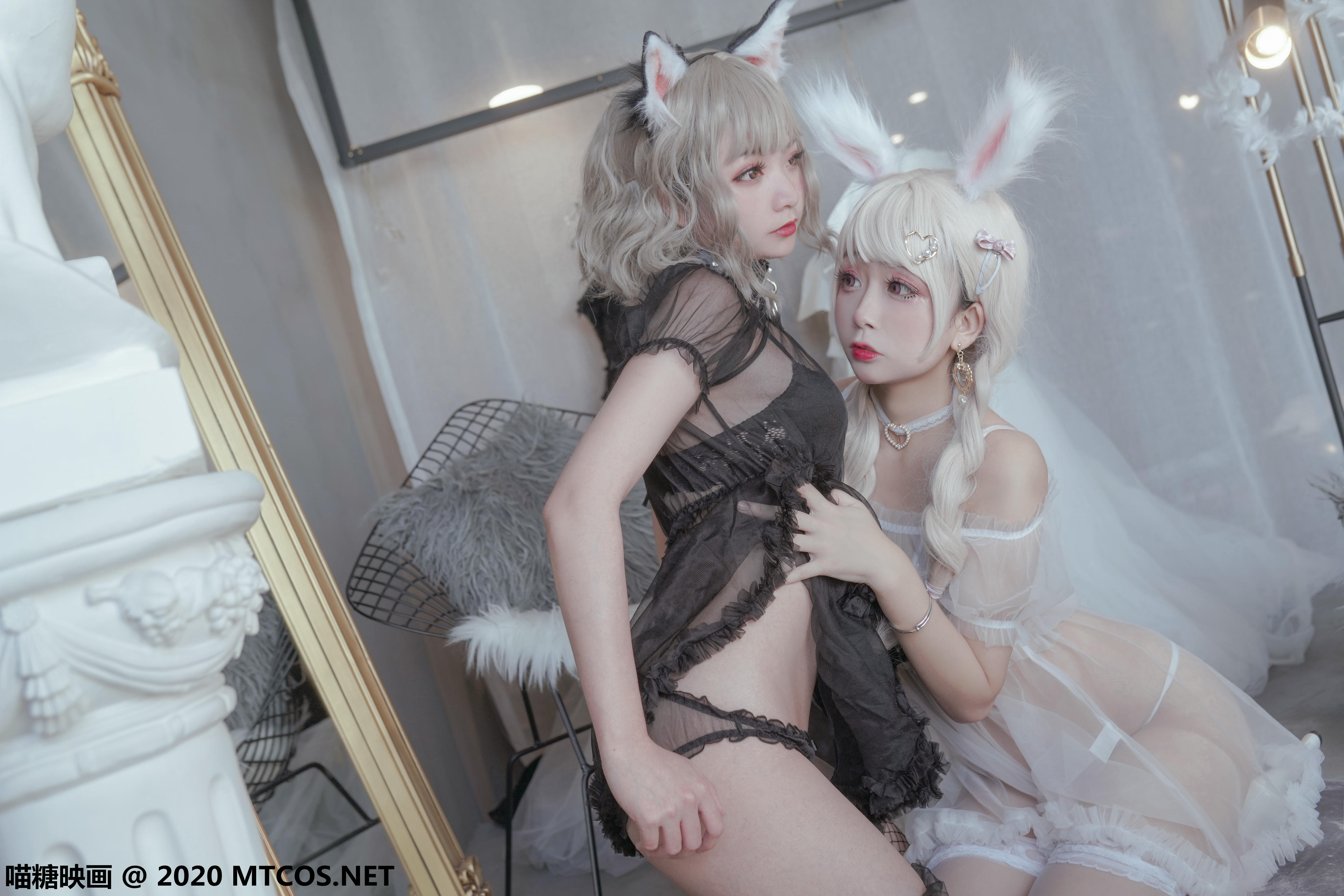 [喵糖映画] VOL.200 黑猫与白兔[25P／435MB]_第2集