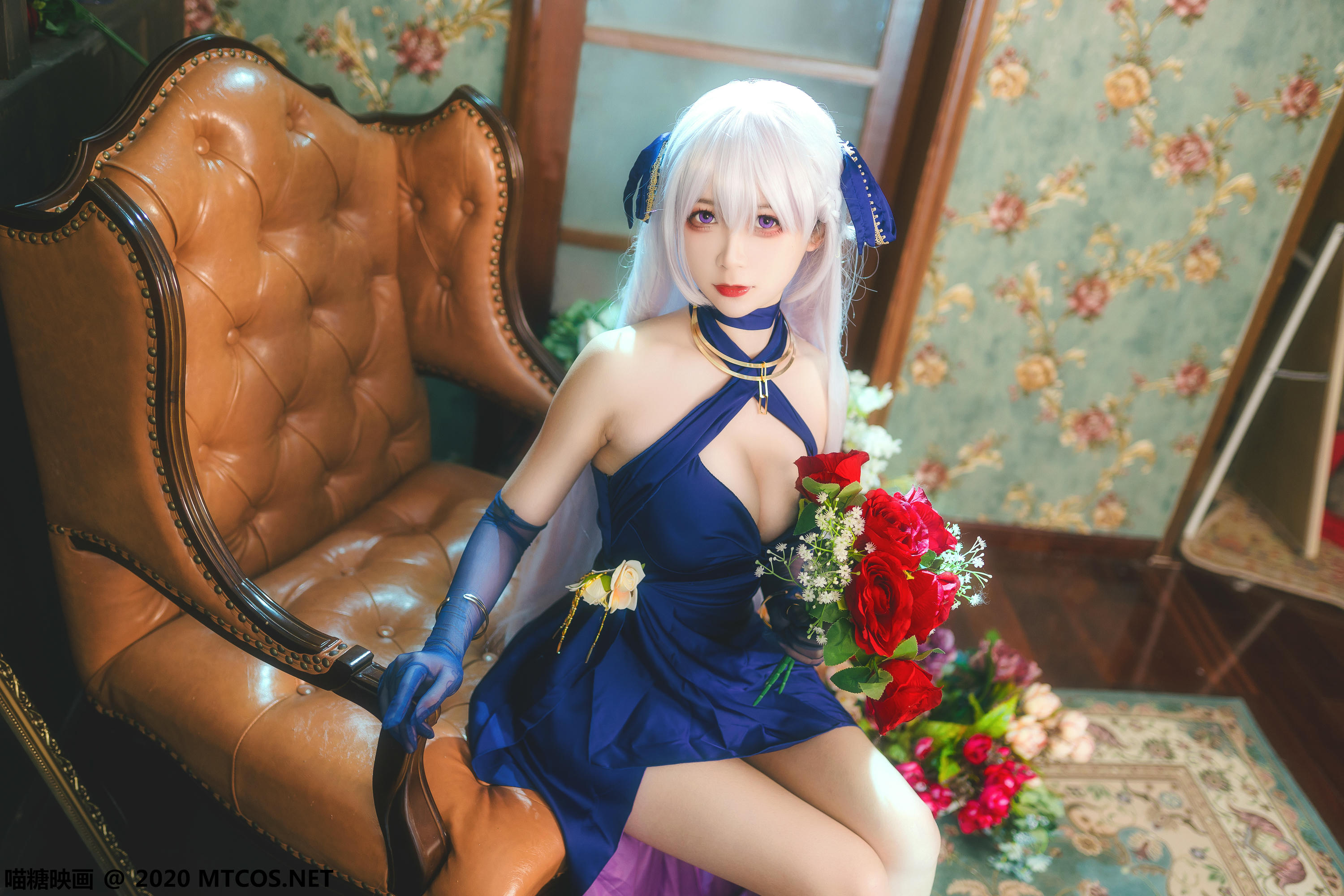 [喵糖映画] VOL.210 贝法红蓝礼服[26P／455MB]_第1集