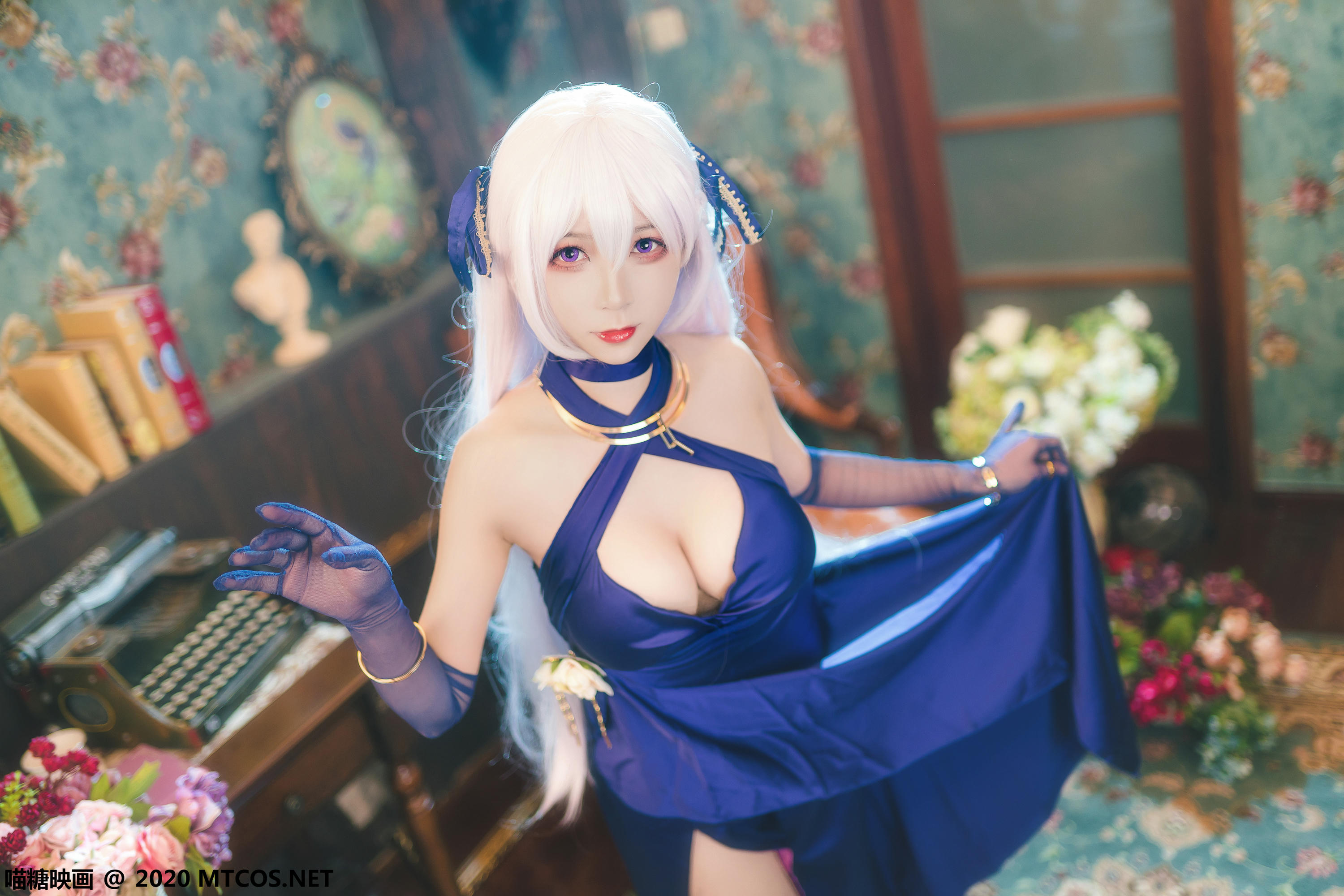 [喵糖映画] VOL.210 贝法红蓝礼服[26P／455MB]_第1集