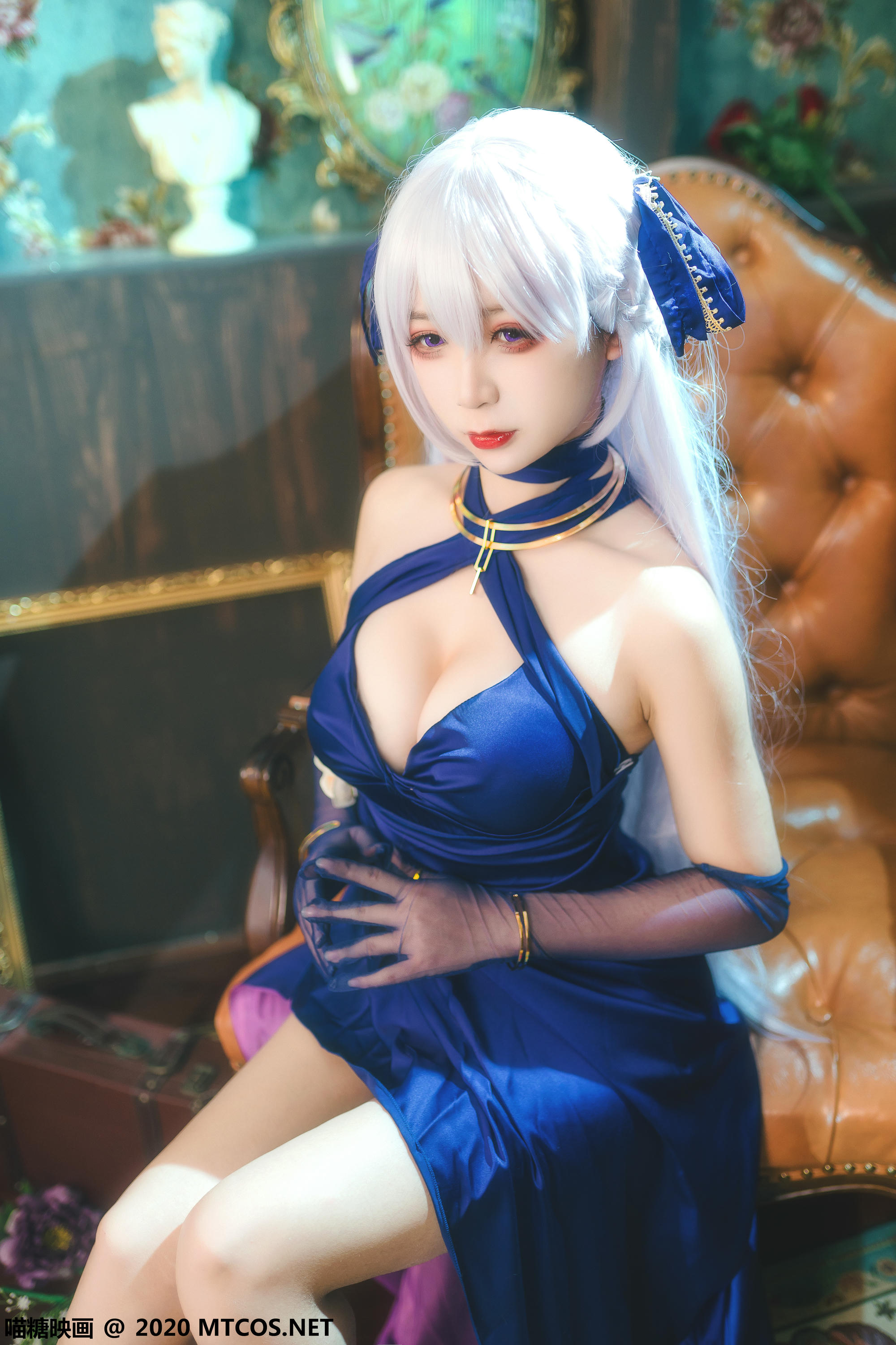 [喵糖映画] VOL.210 贝法红蓝礼服[26P／455MB]_第2集