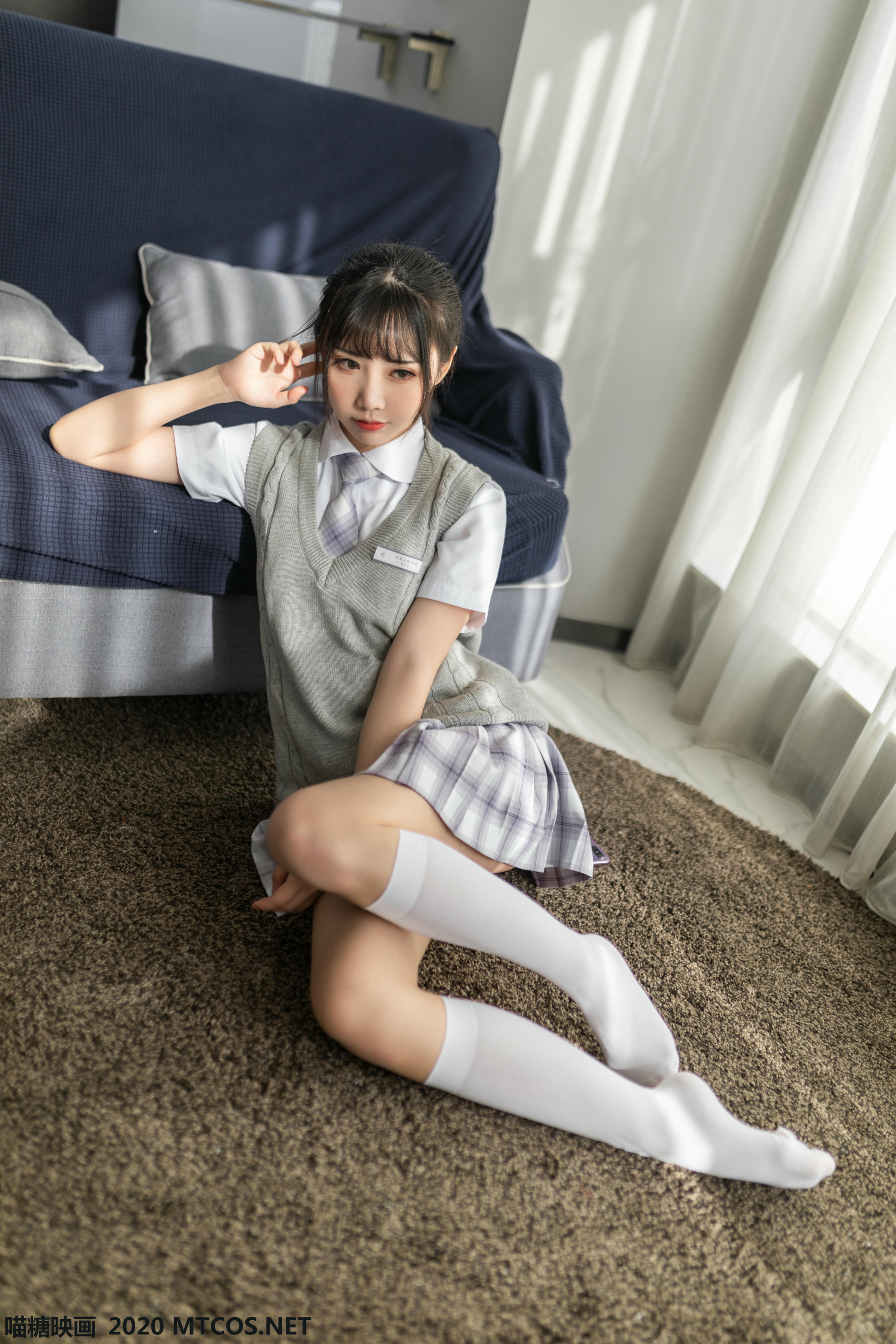 [喵糖映画] JKL.001 制服少女[35P／586M]_第1集