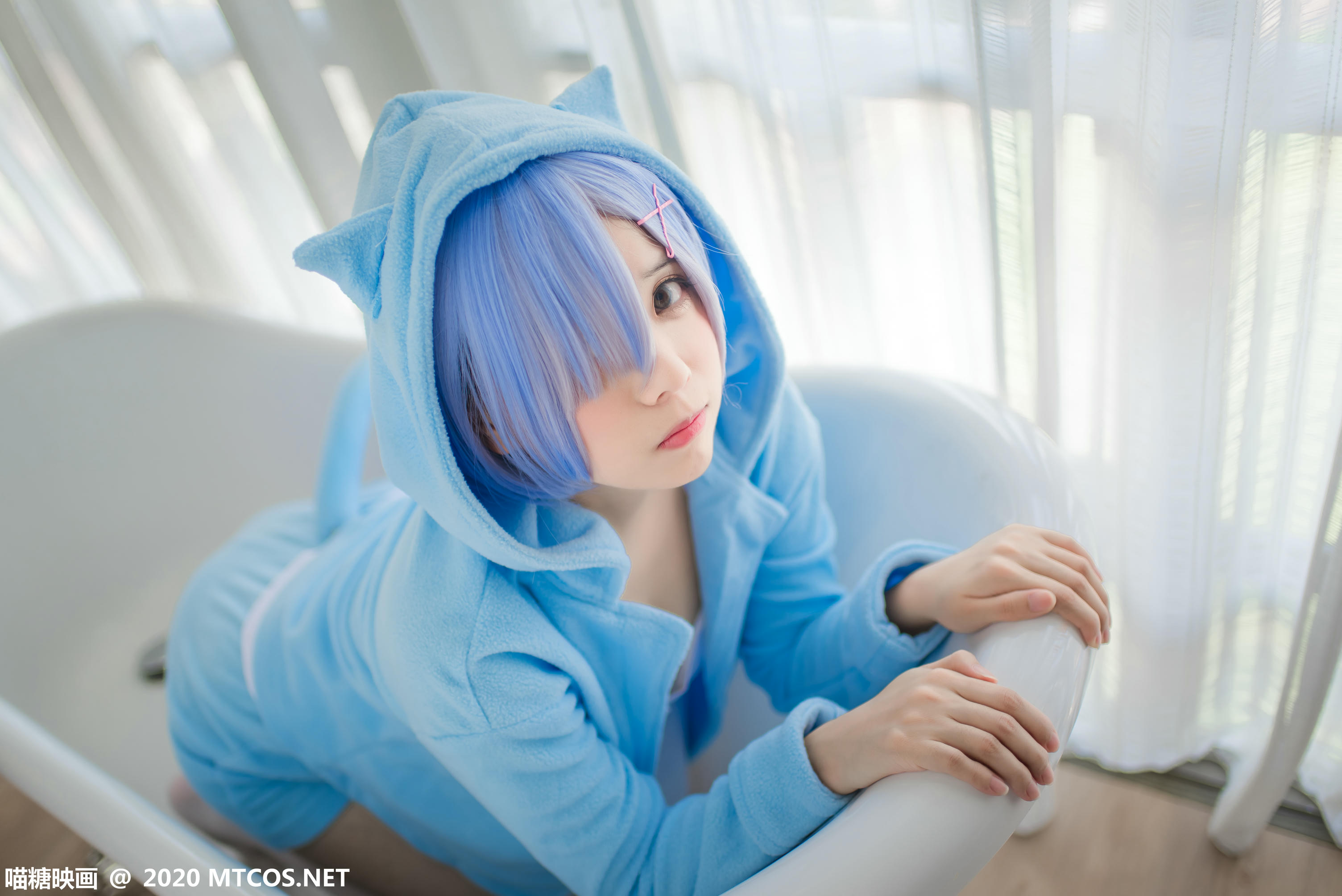 [喵糖映画] VOL.221 蓝色雷姆[30P／270MB]_第2集