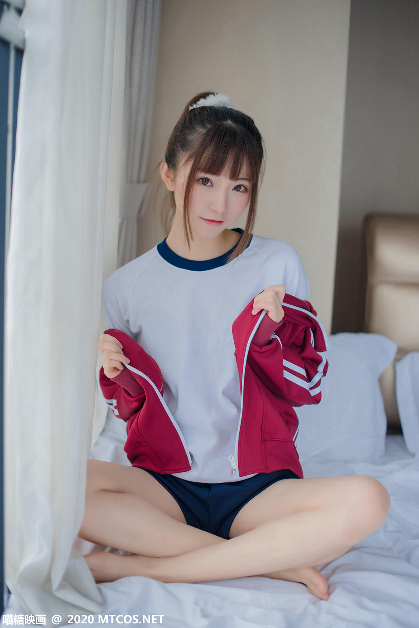 [喵糖映画] VOL.222 清凉体操服 清纯学妹[47P／257MB]_第1集