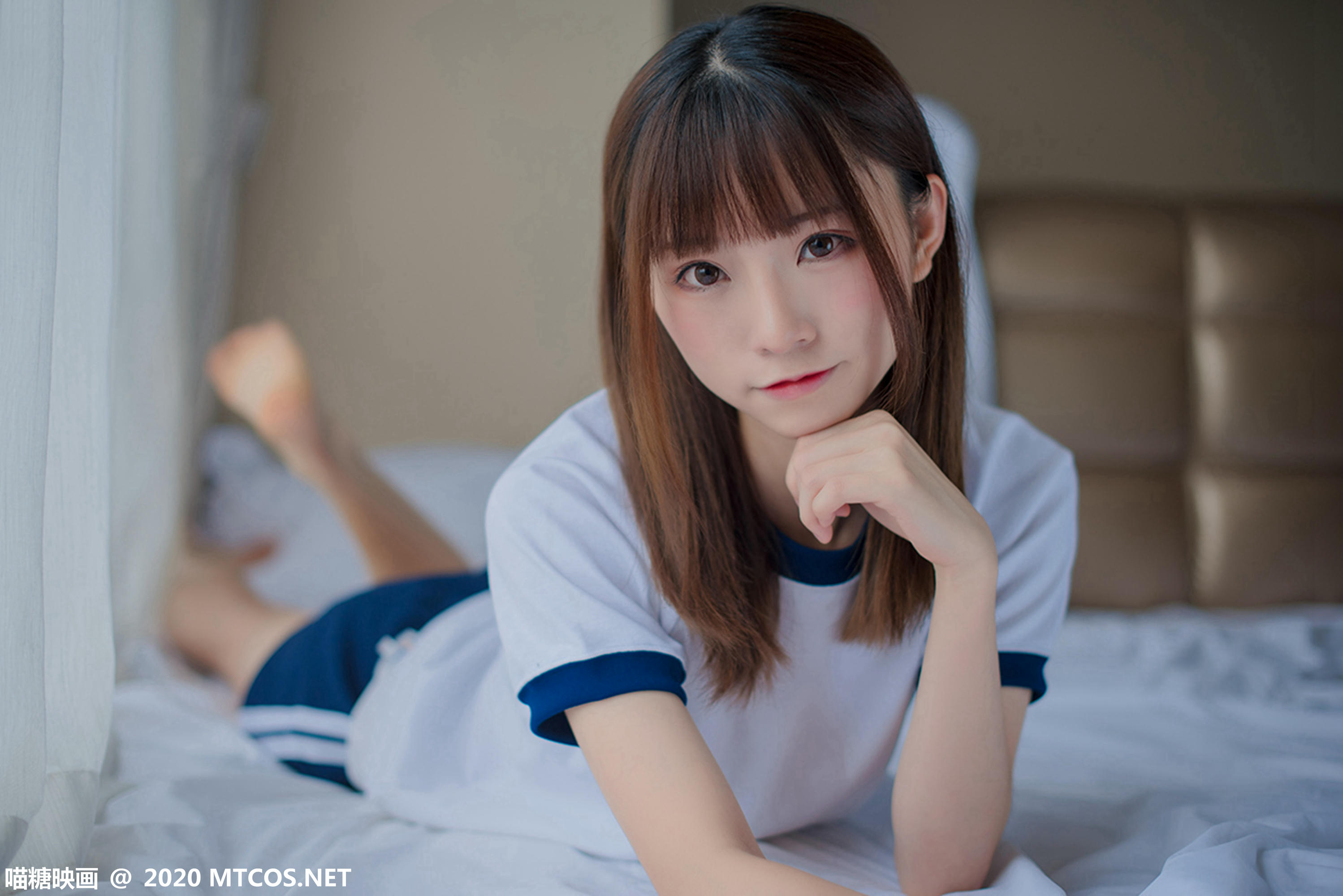 [喵糖映画] VOL.222 清凉体操服 清纯学妹[47P／257MB]_第1集