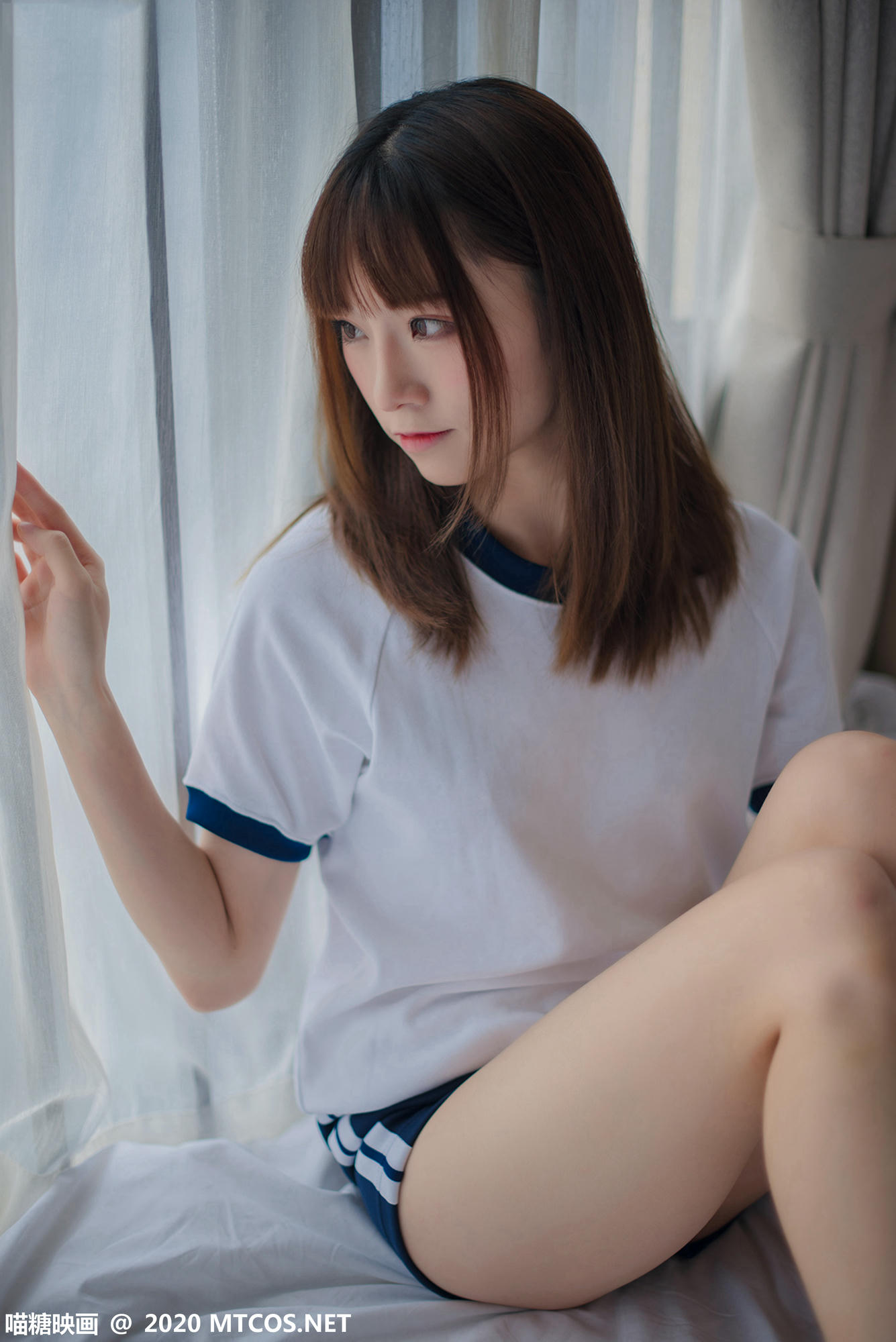 [喵糖映画] VOL.222 清凉体操服 清纯学妹[47P／257MB]_第2集