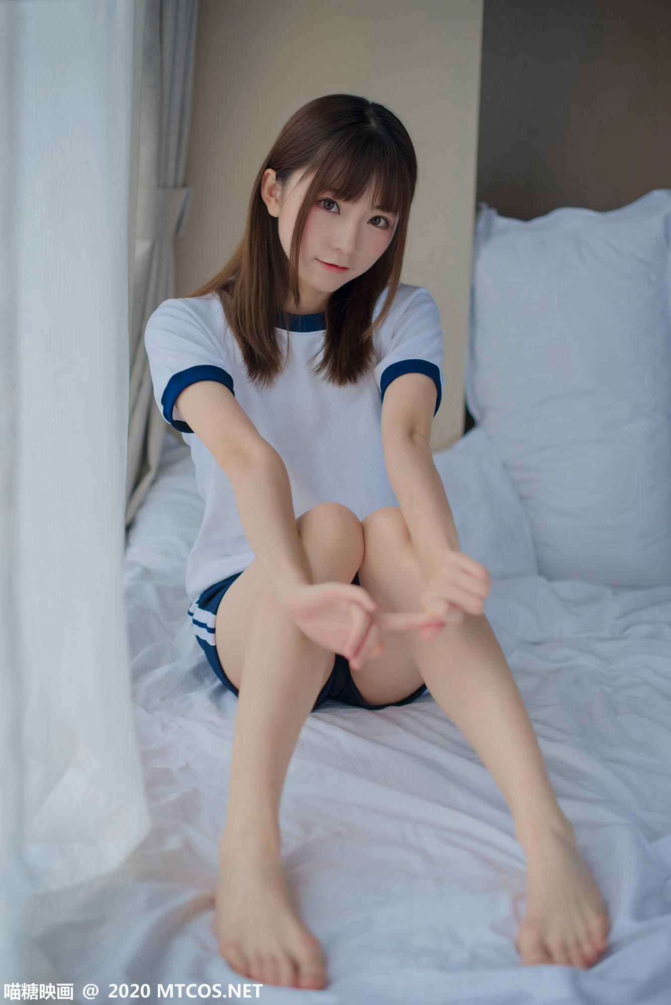 [喵糖映画] VOL.222 清凉体操服 清纯学妹[47P／257MB]_第2集