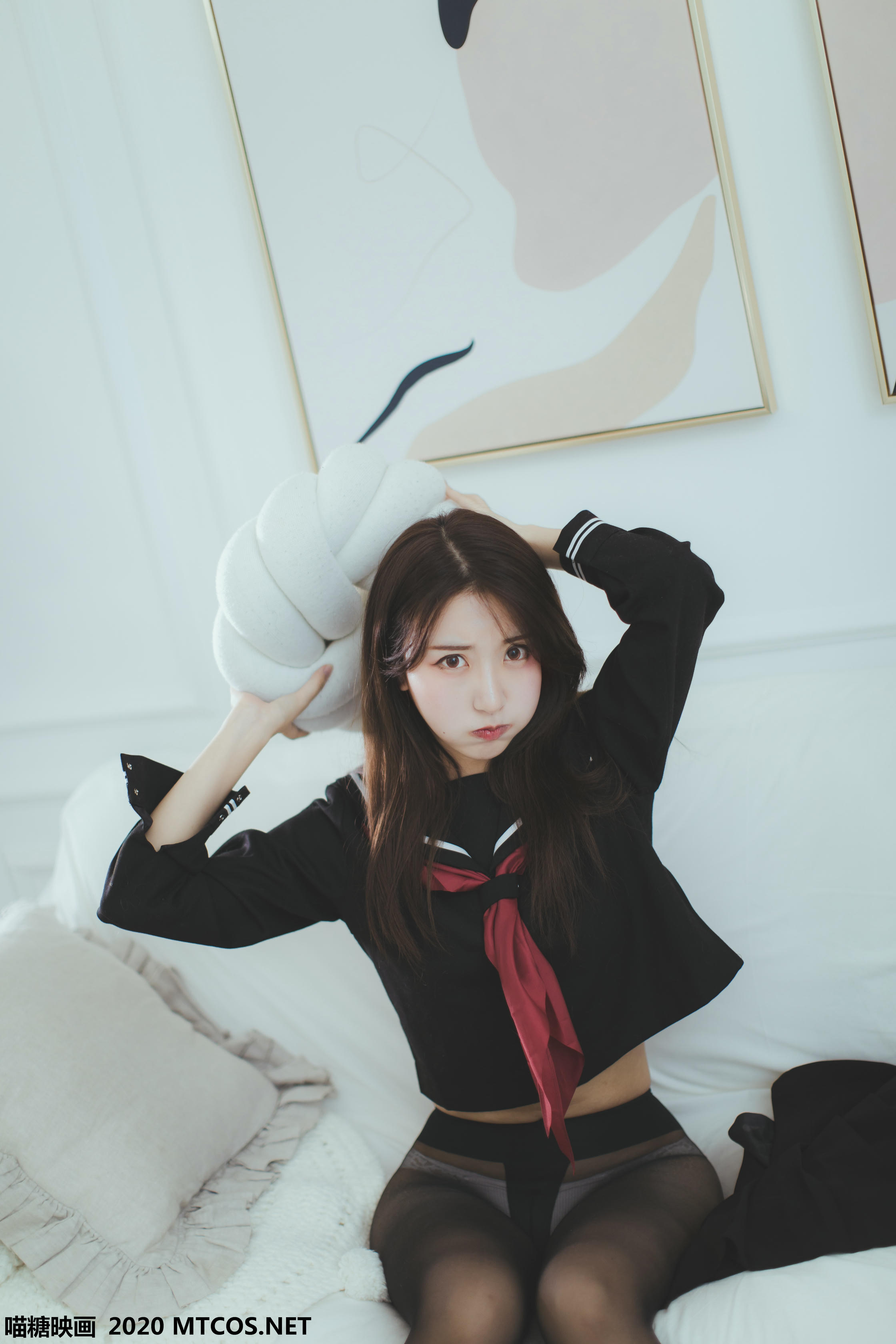 [喵糖映画] JKL.002 黑色JK少女[50P／486M]_第1集