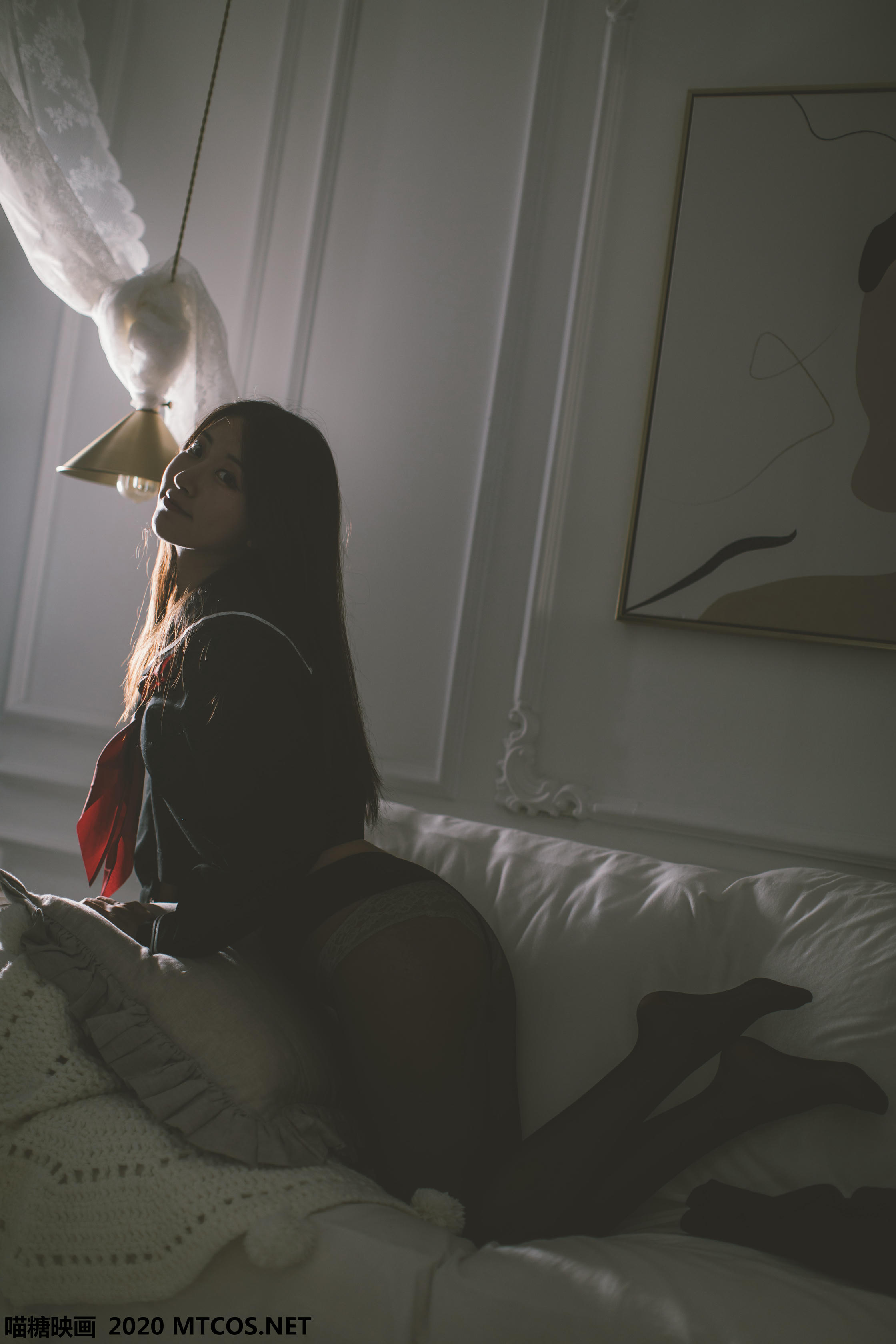 [喵糖映画] JKL.002 黑色JK少女[50P／486M]_第1集