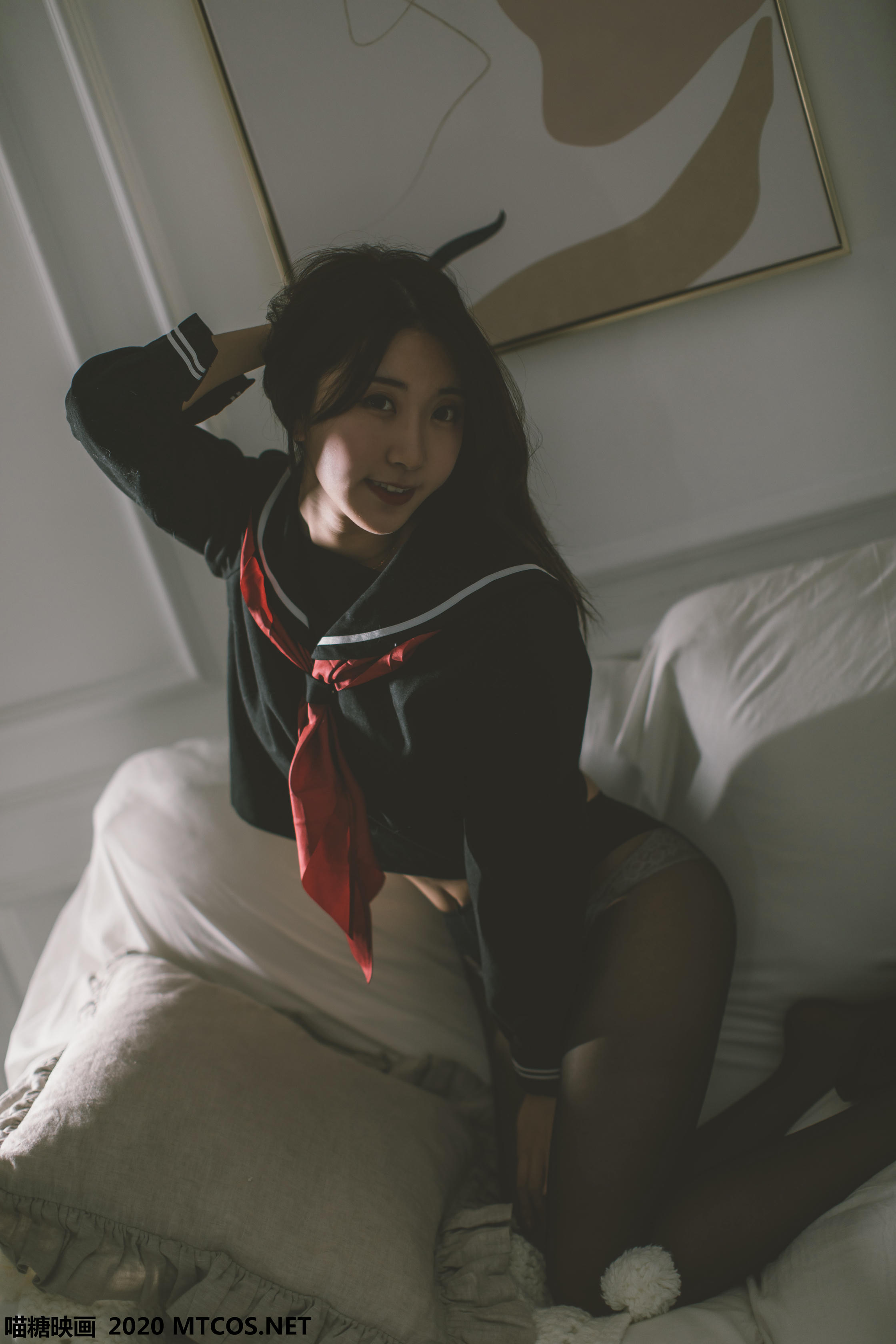 [喵糖映画] JKL.002 黑色JK少女[50P／486M]_第1集