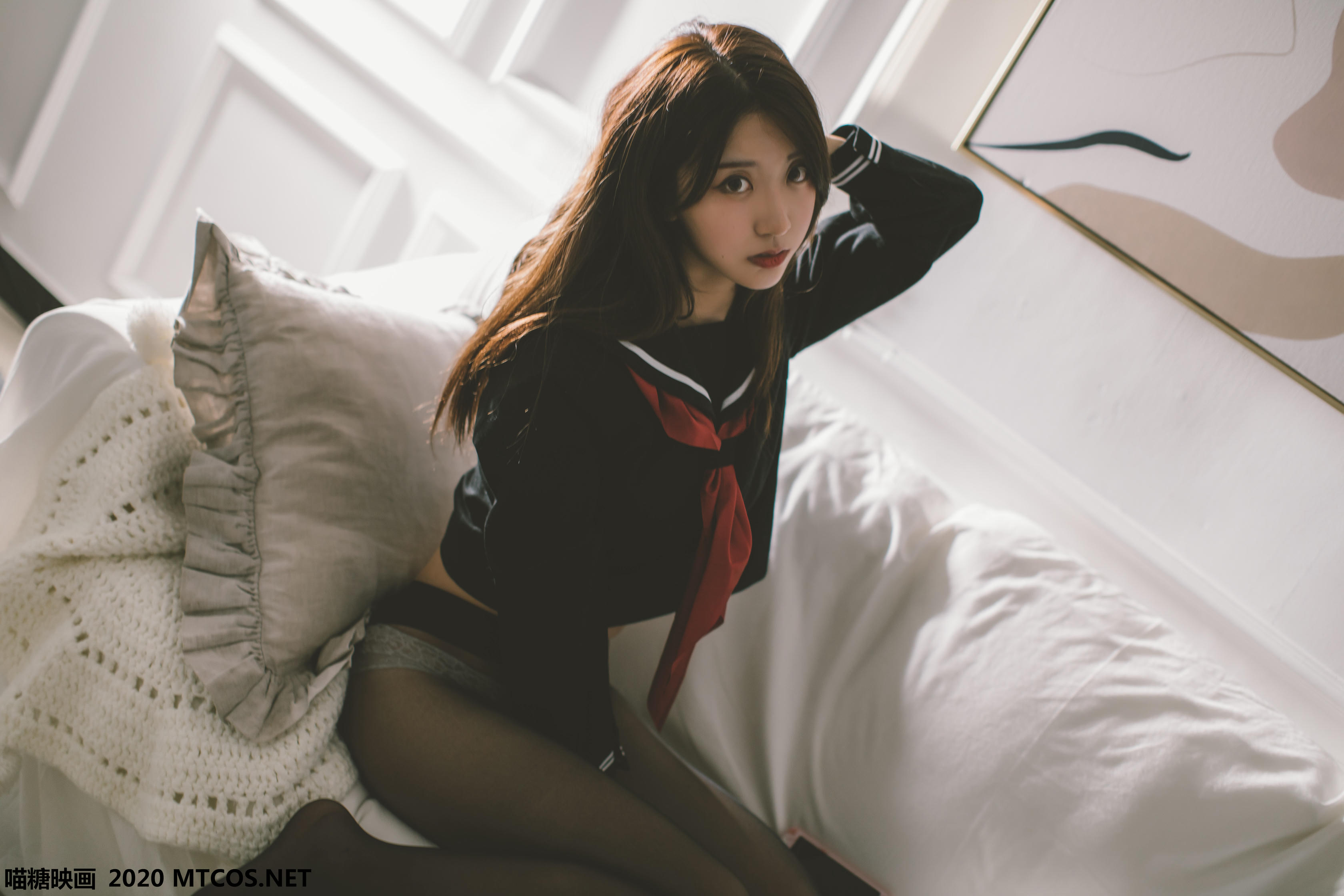 [喵糖映画] JKL.002 黑色JK少女[50P／486M]_第2集