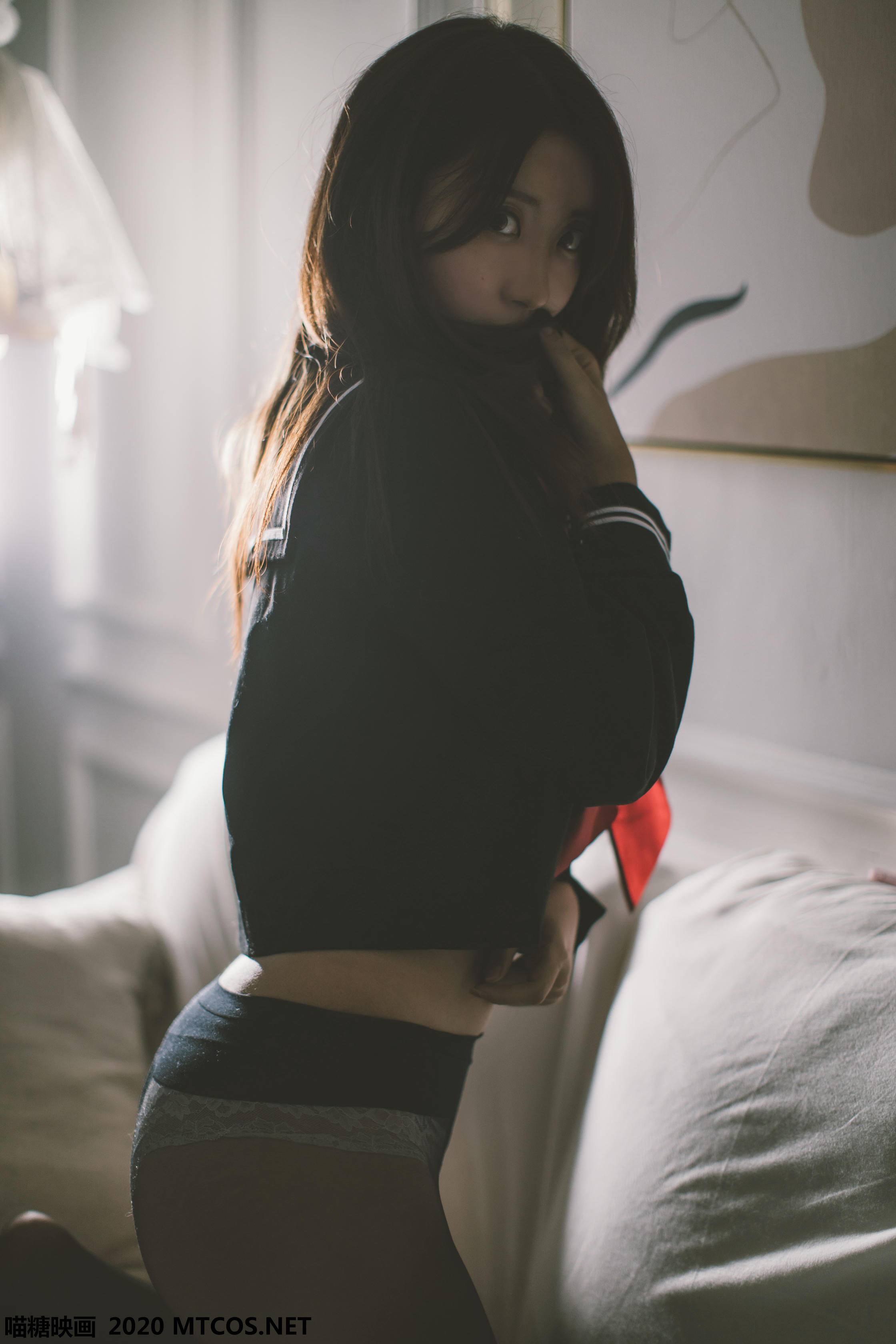 [喵糖映画] JKL.002 黑色JK少女[50P／486M]_第2集