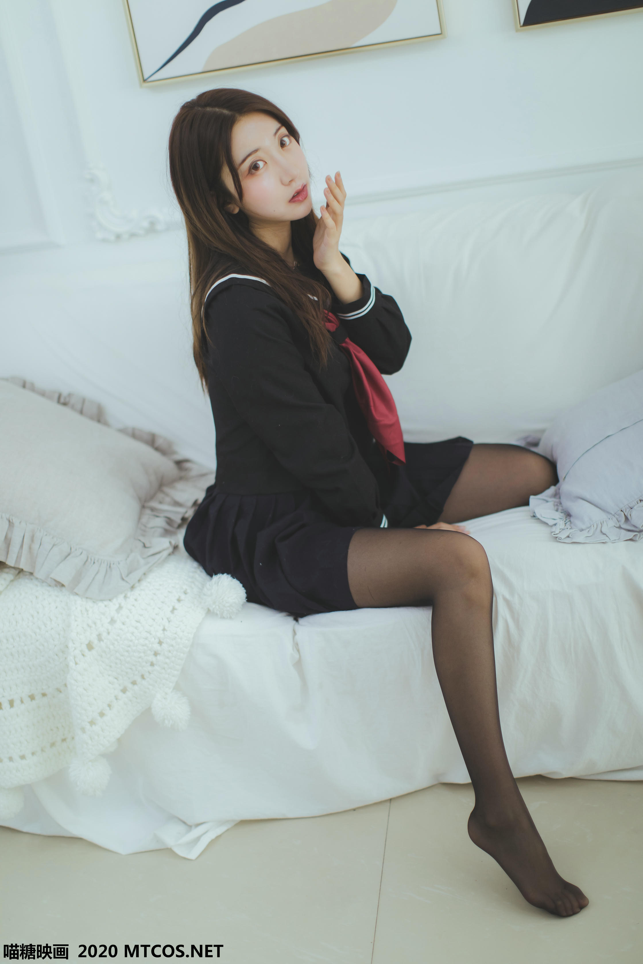 [喵糖映画] JKL.002 黑色JK少女[50P／486M]_第3集