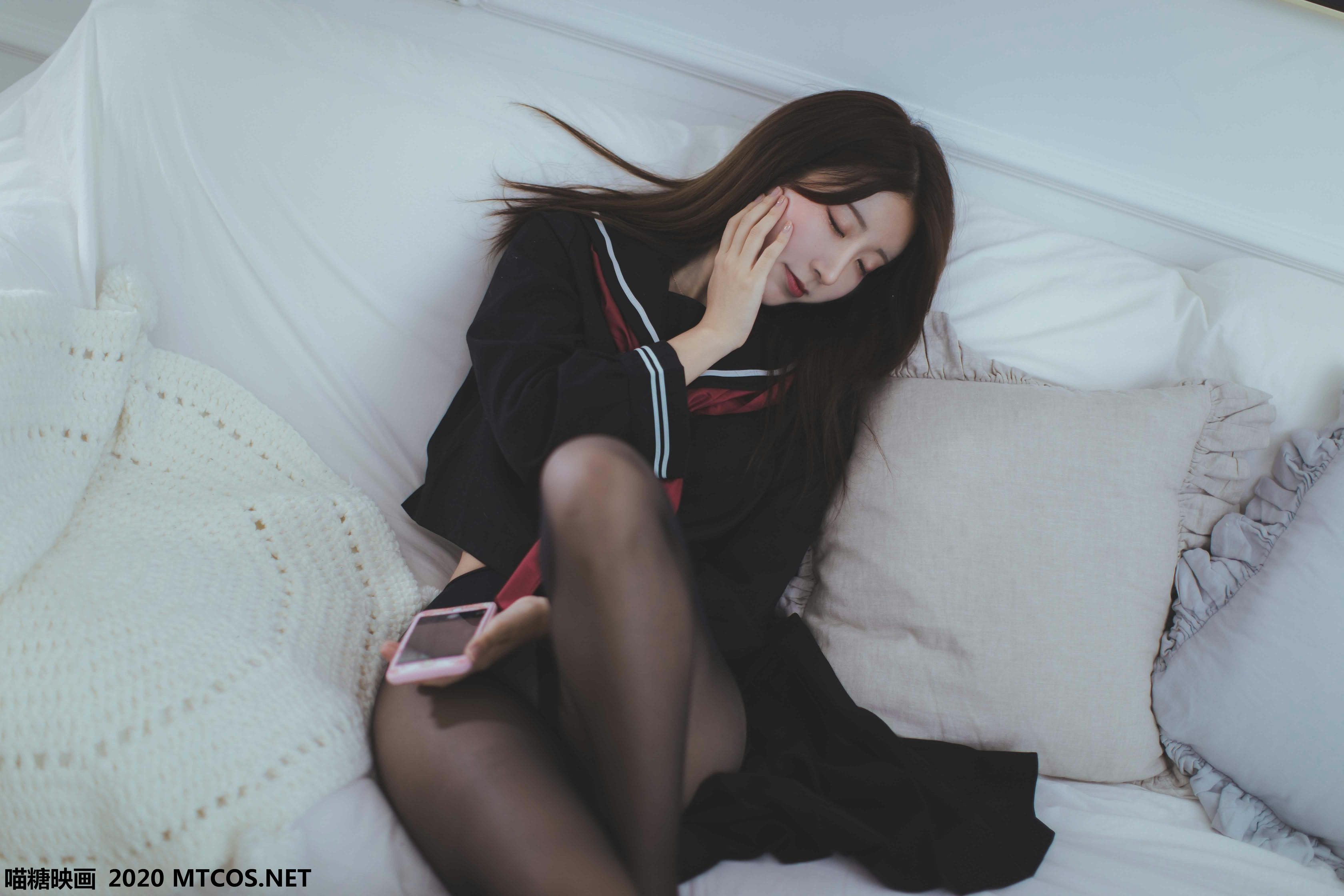 [喵糖映画] JKL.002 黑色JK少女[50P／486M]_第1集