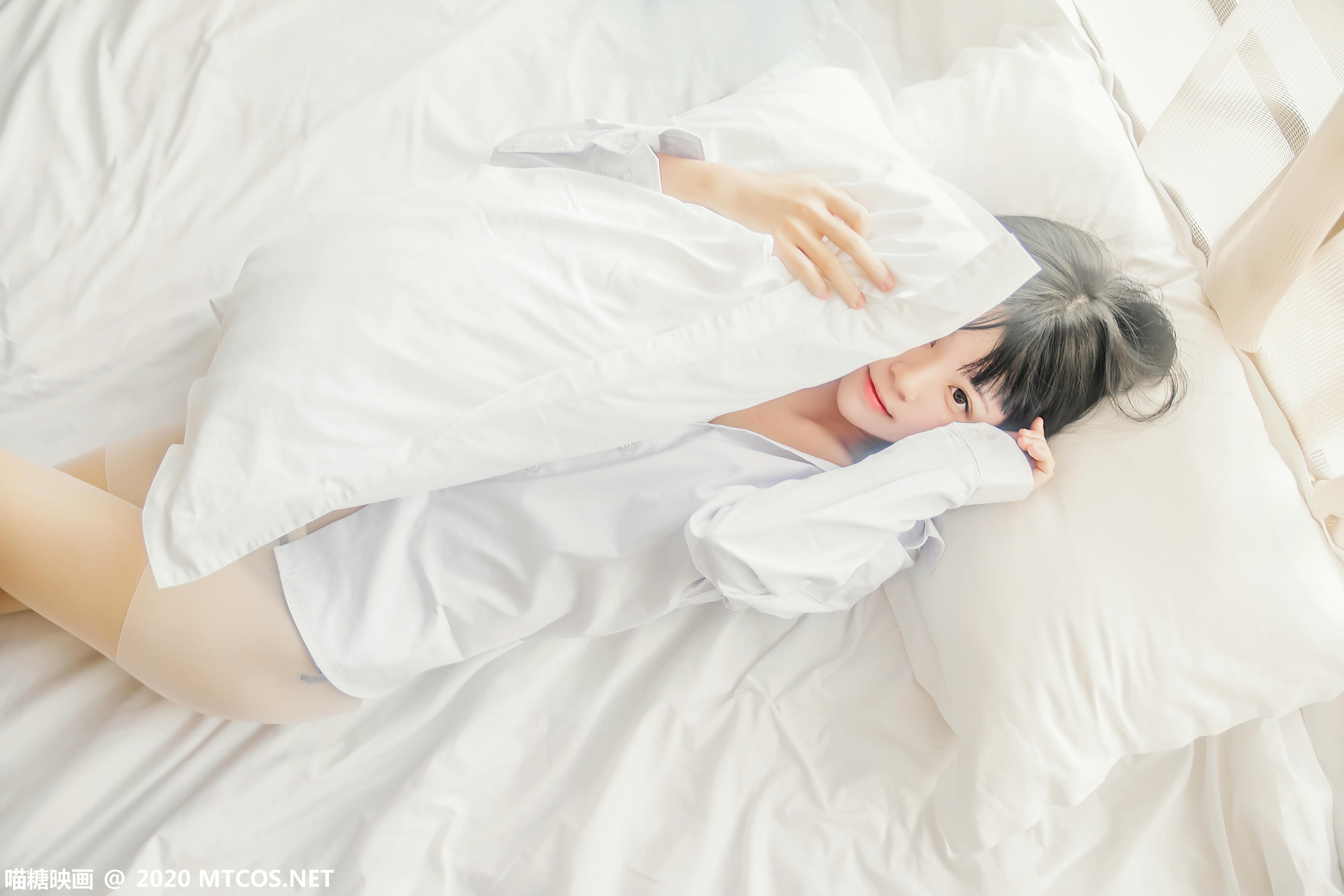 [喵糖映画] VOL.235 男友白衬衫[25P／314MB]_第1集