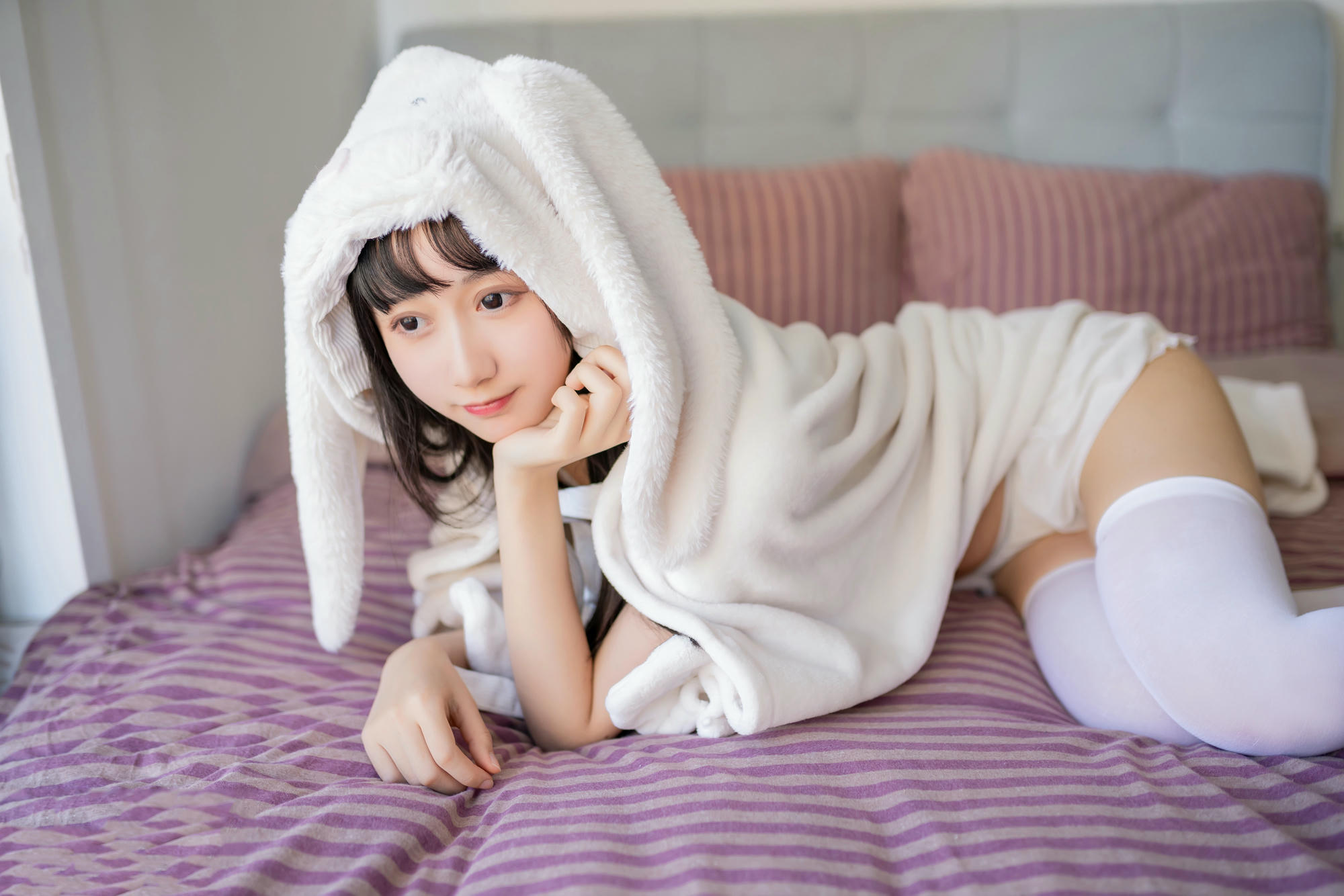 [喵糖映画] VOL.245 浴巾兔子[40P／141MB]_第1集