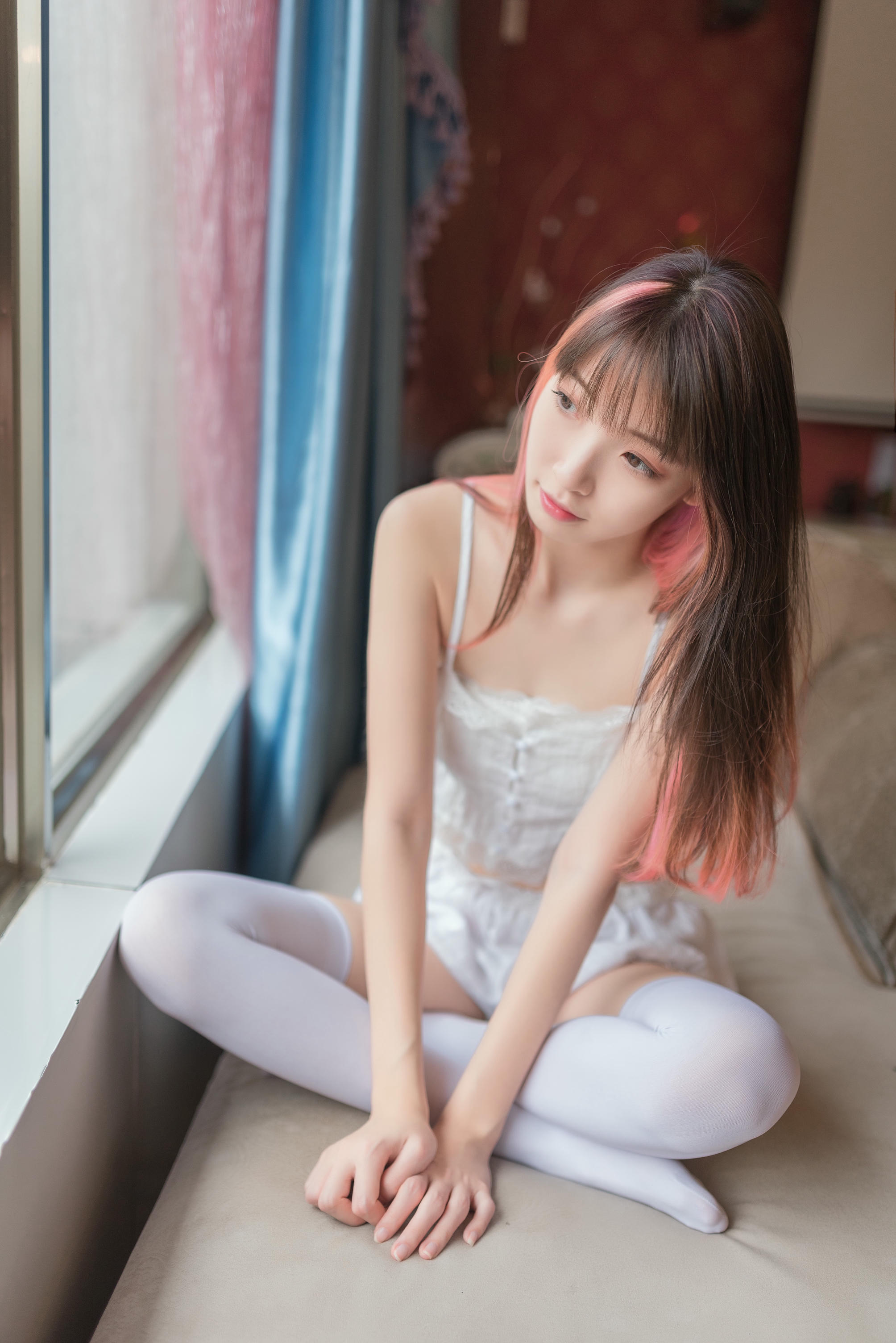 [喵糖映画] VOL.249 蕾花睡衣[49P／247MB]_第1集