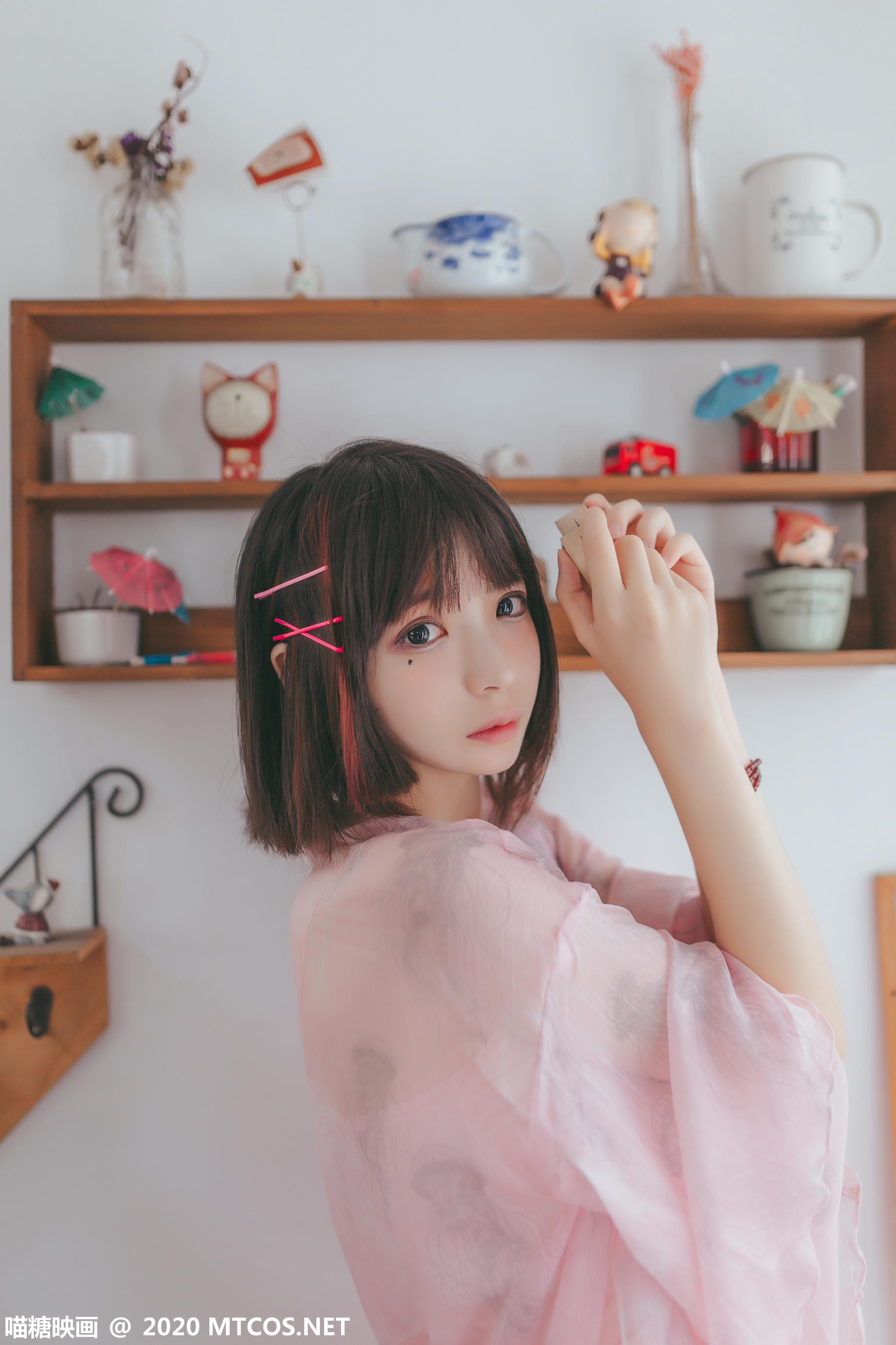 [喵糖映画] VOL.250 粉色披纱[20P／278MB]_第1集