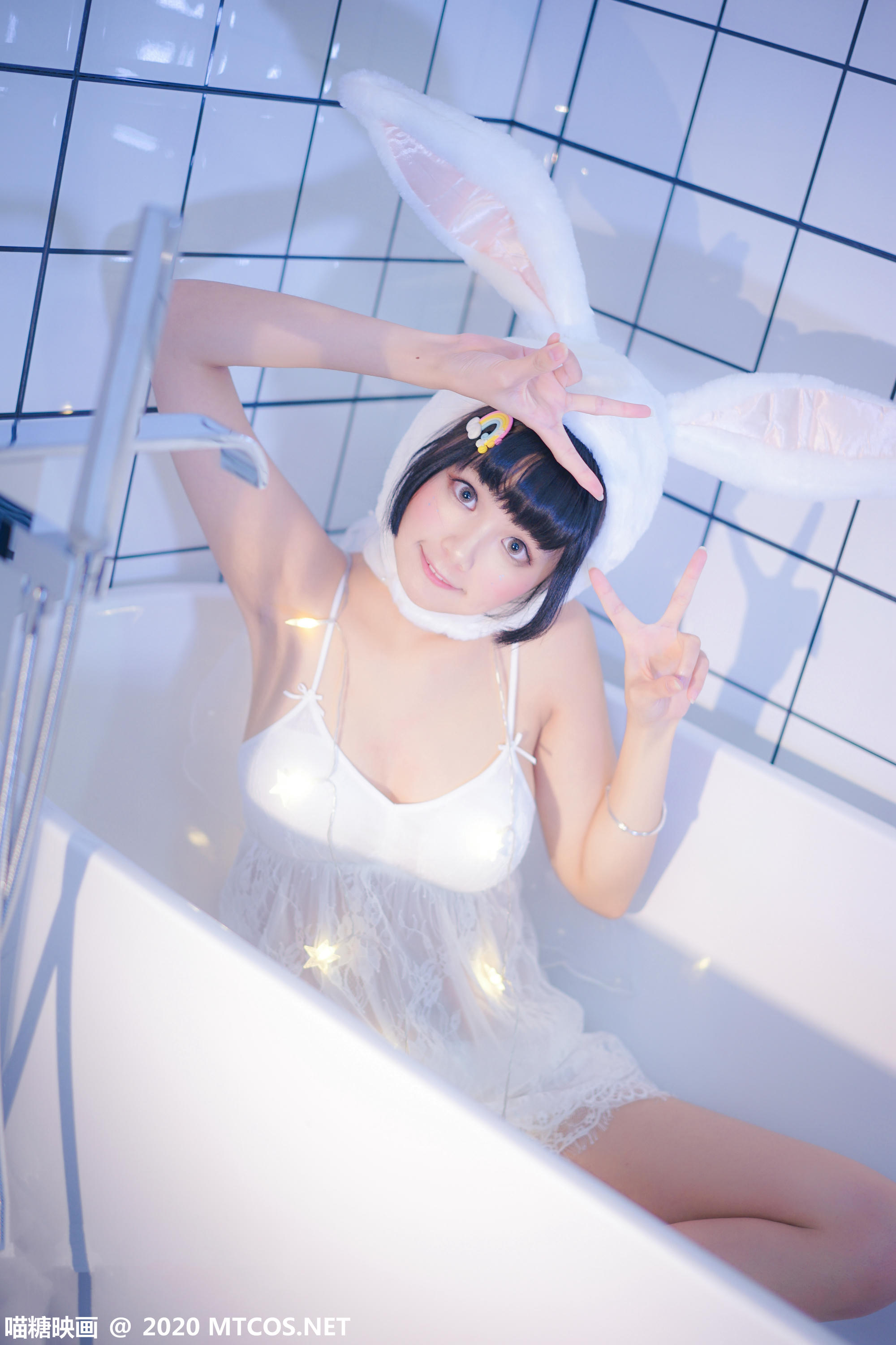 [喵糖映画] VOL.255 浴缸里的兔子[40P／558MB]_第2集