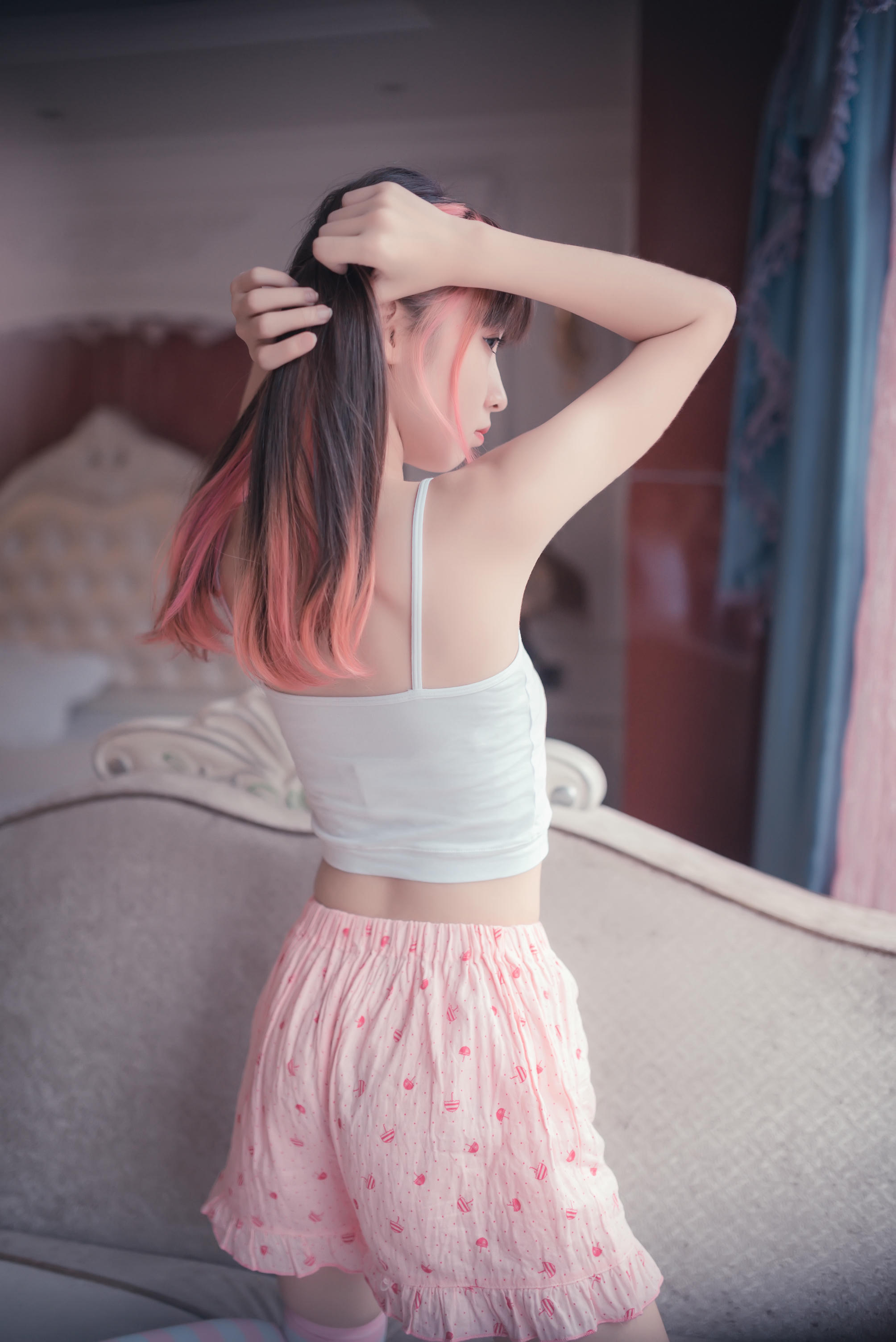 [喵糖映画] VOL.266 粉色夏日[50P／218MB]_第1集