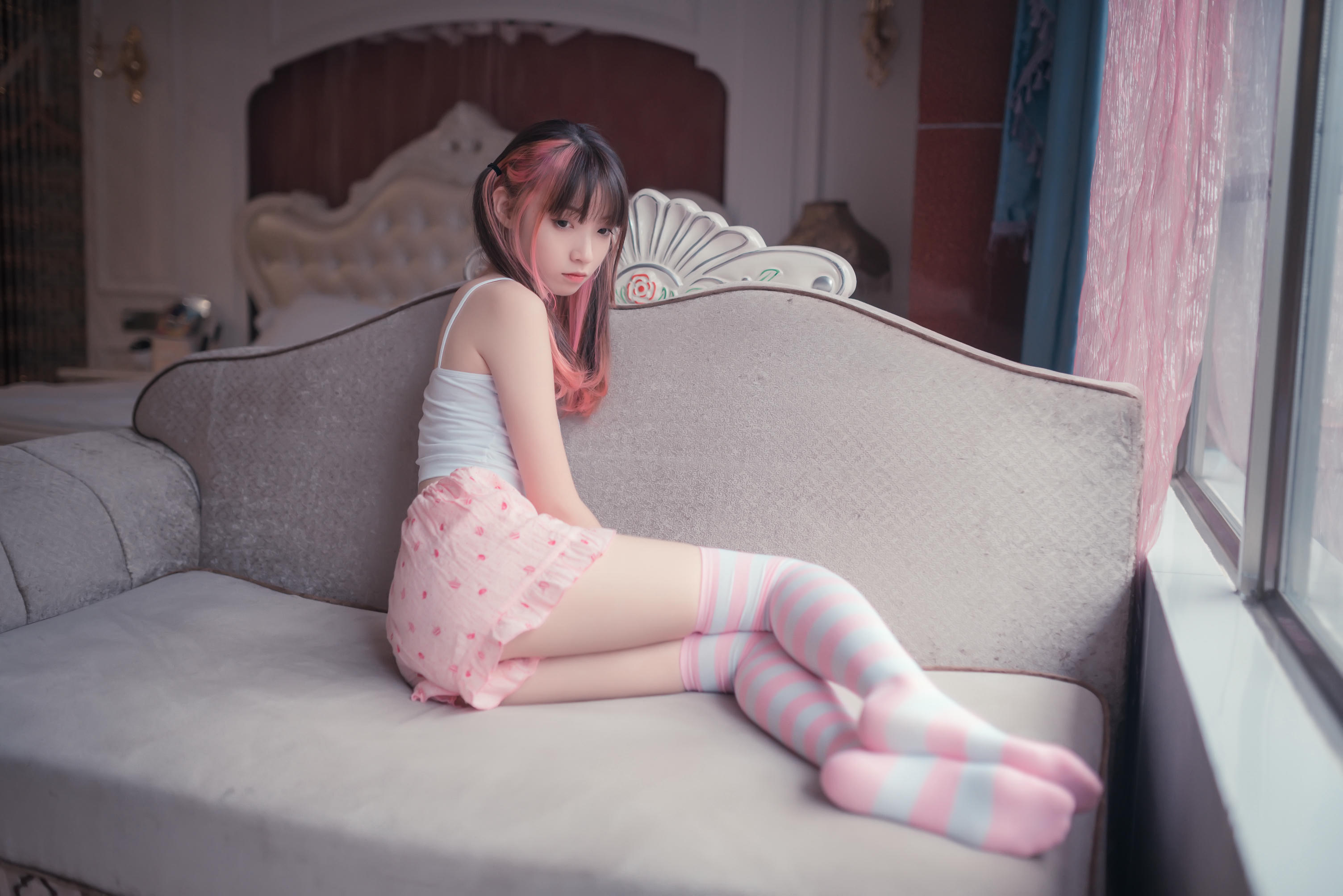 [喵糖映画] VOL.266 粉色夏日[50P／218MB]_第2集