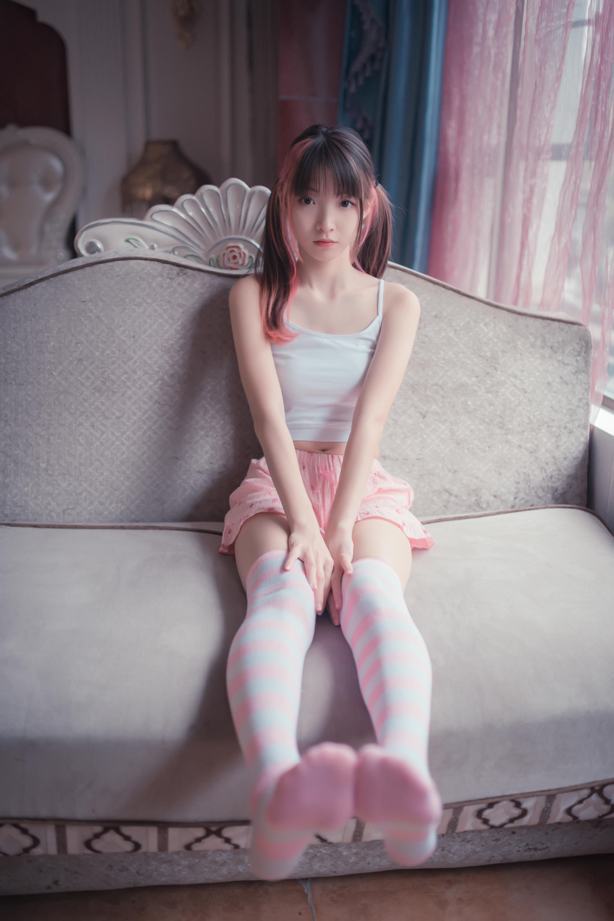 [喵糖映画] VOL.266 粉色夏日[50P／218MB]_第2集