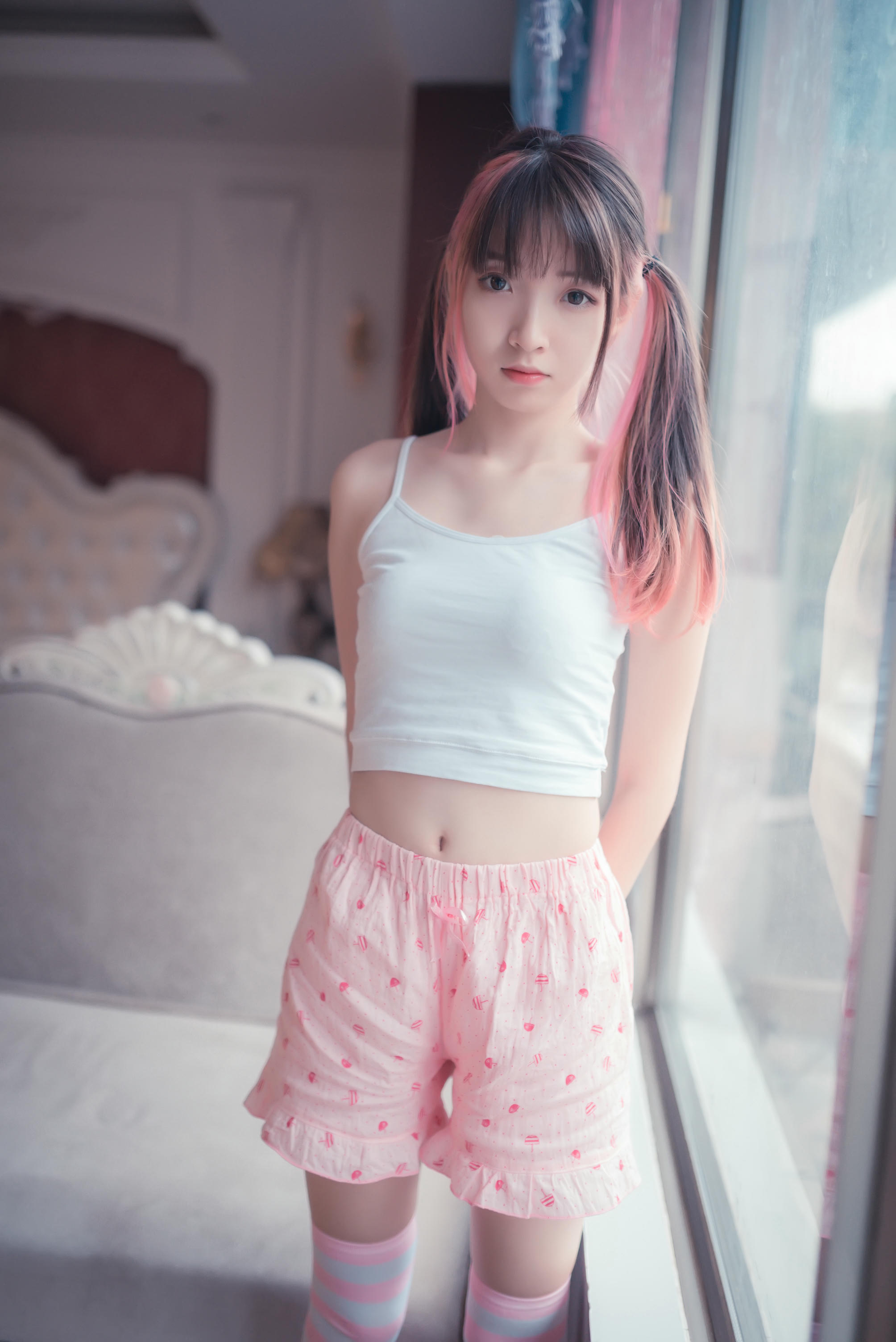 [喵糖映画] VOL.266 粉色夏日[50P／218MB]_第3集