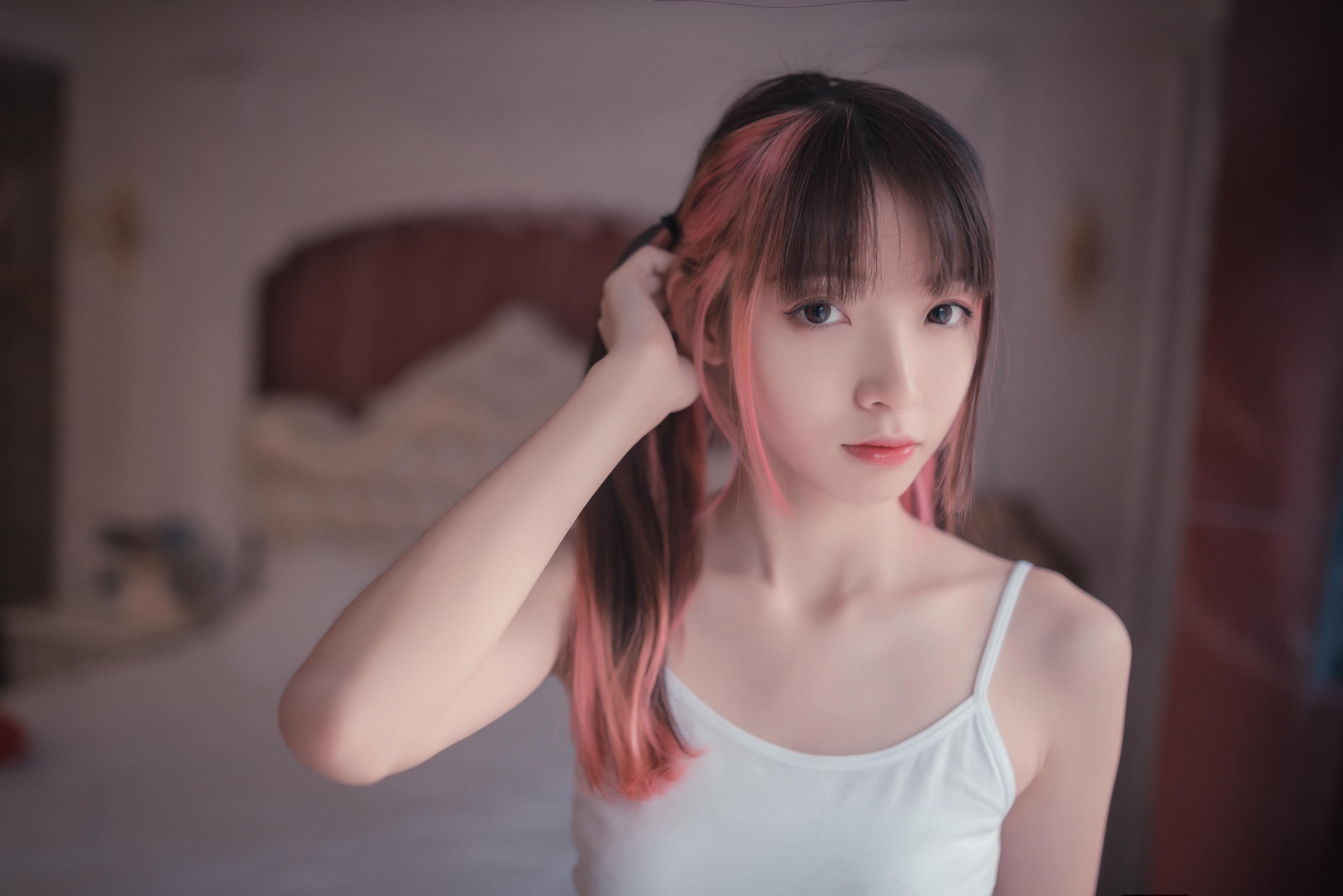 [喵糖映画] VOL.266 粉色夏日[50P／218MB]_第1集