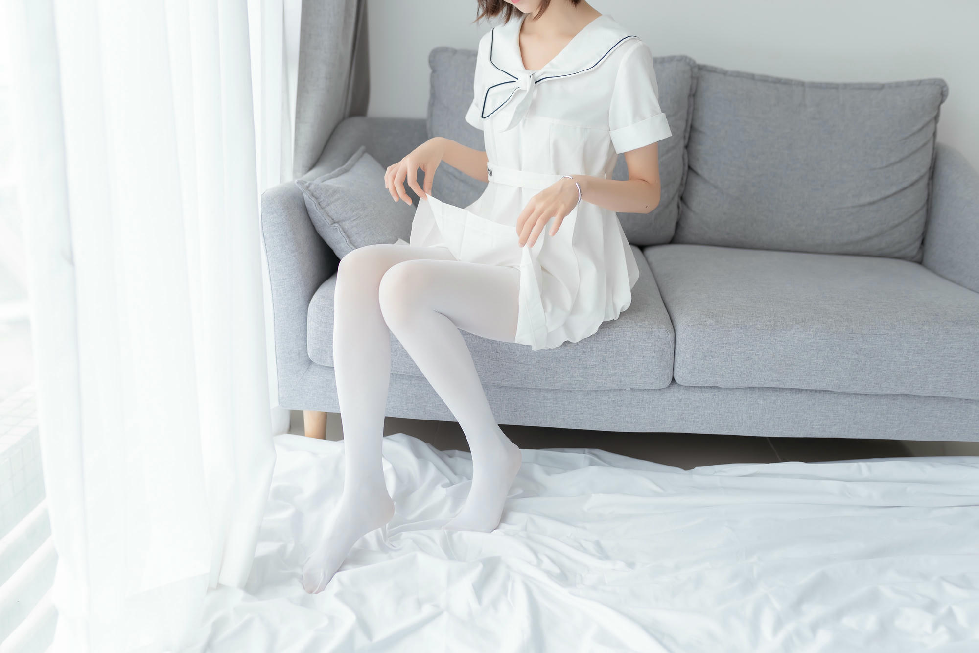 [喵糖映画] VOL.271 纯色白裙[39P／112MB]_第1集